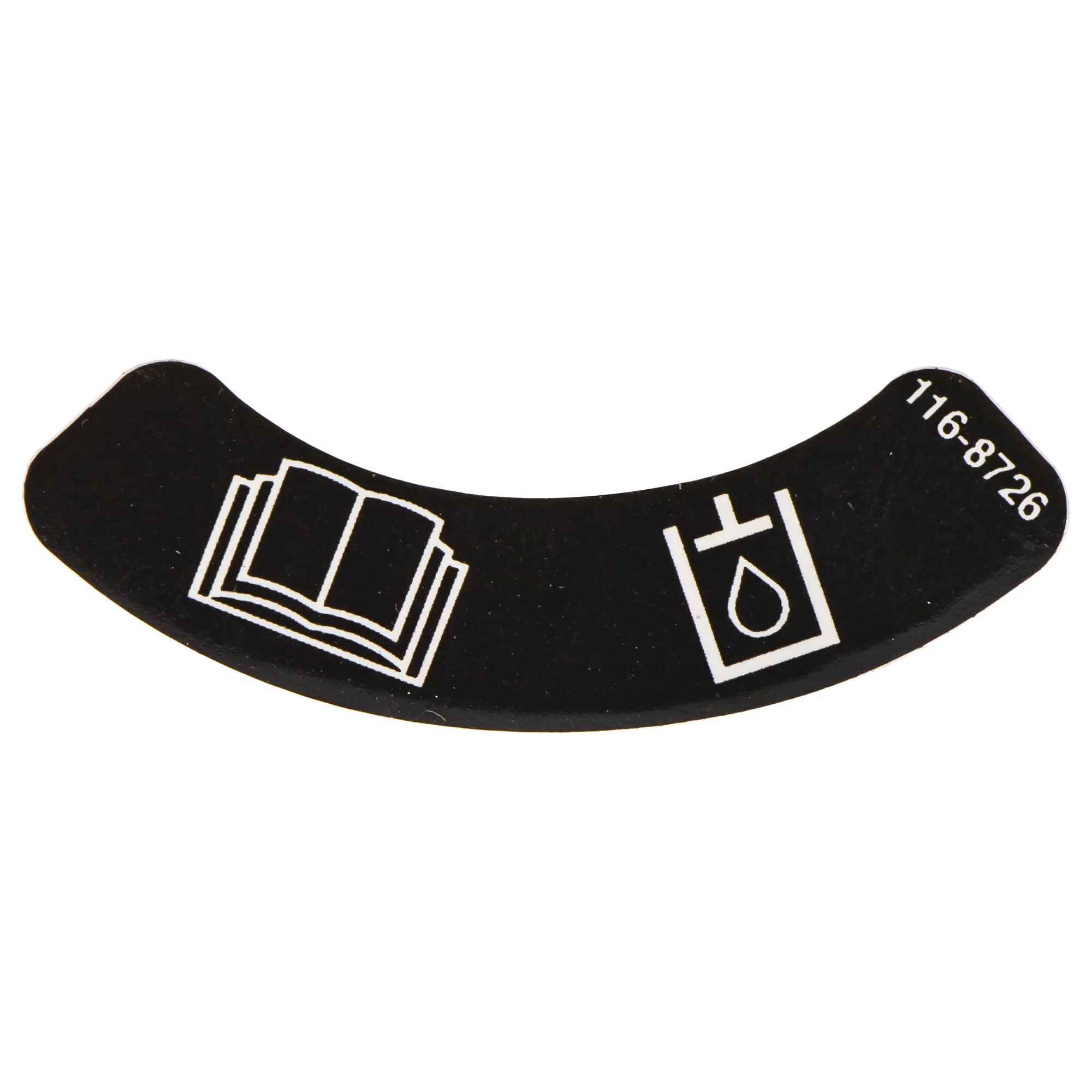 Exmark Hydro Oil Decal Part 116-8726