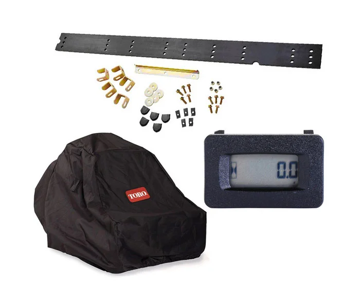 Toro Mower Cover, Striping Kit, and Hour Meter 79025