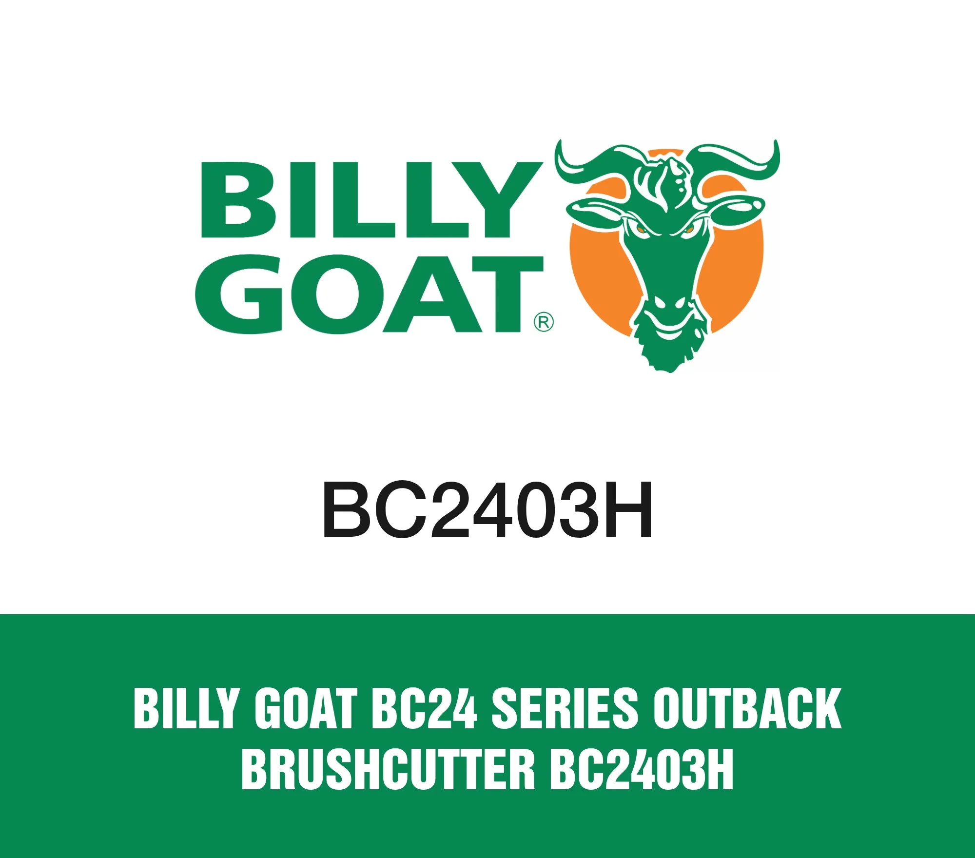 Billy Goat BC24 Series Outback Brushcutter BC2403H