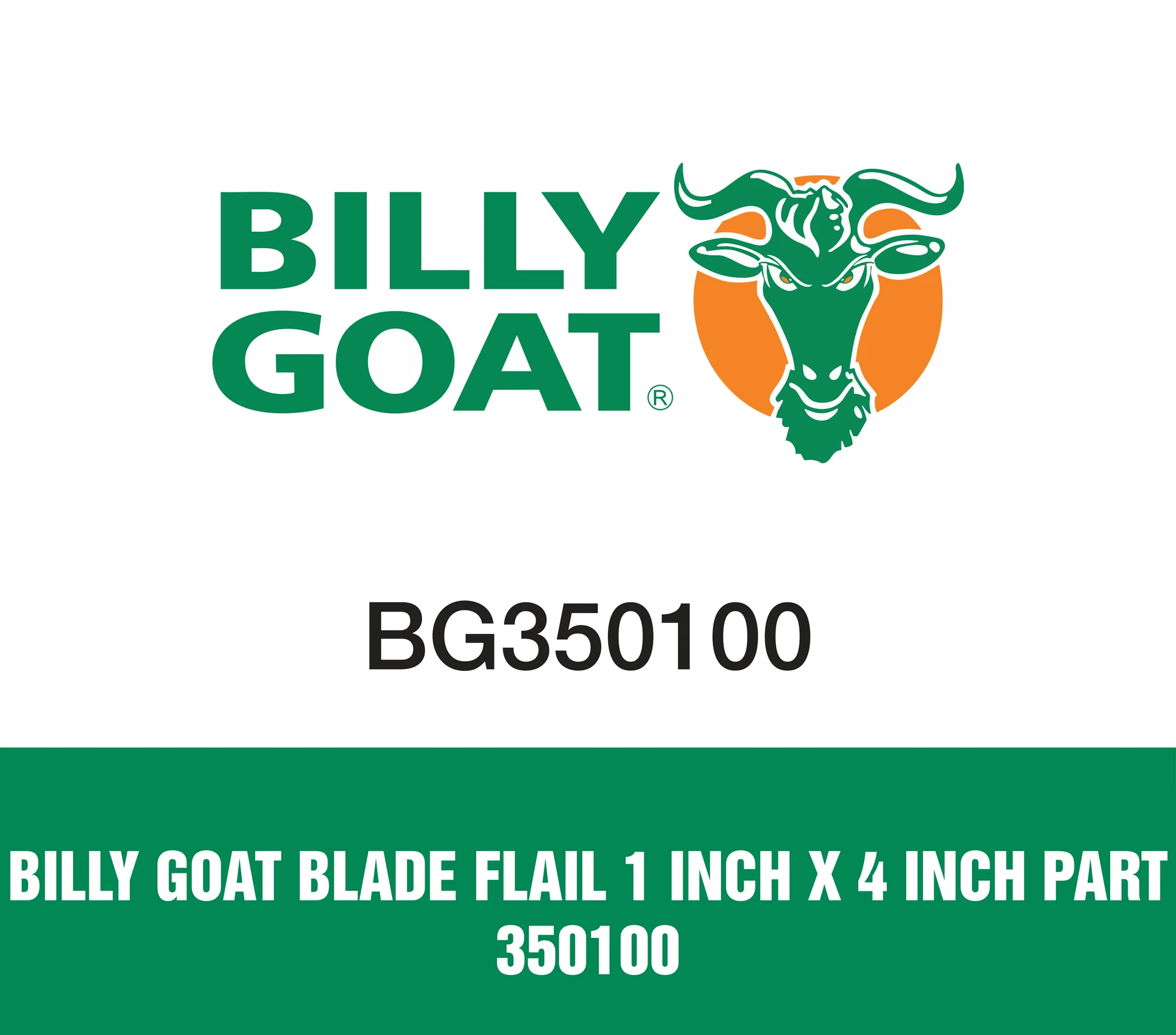 Billy Goat Blade Flail 1 inch X 4 inch Part 350100
