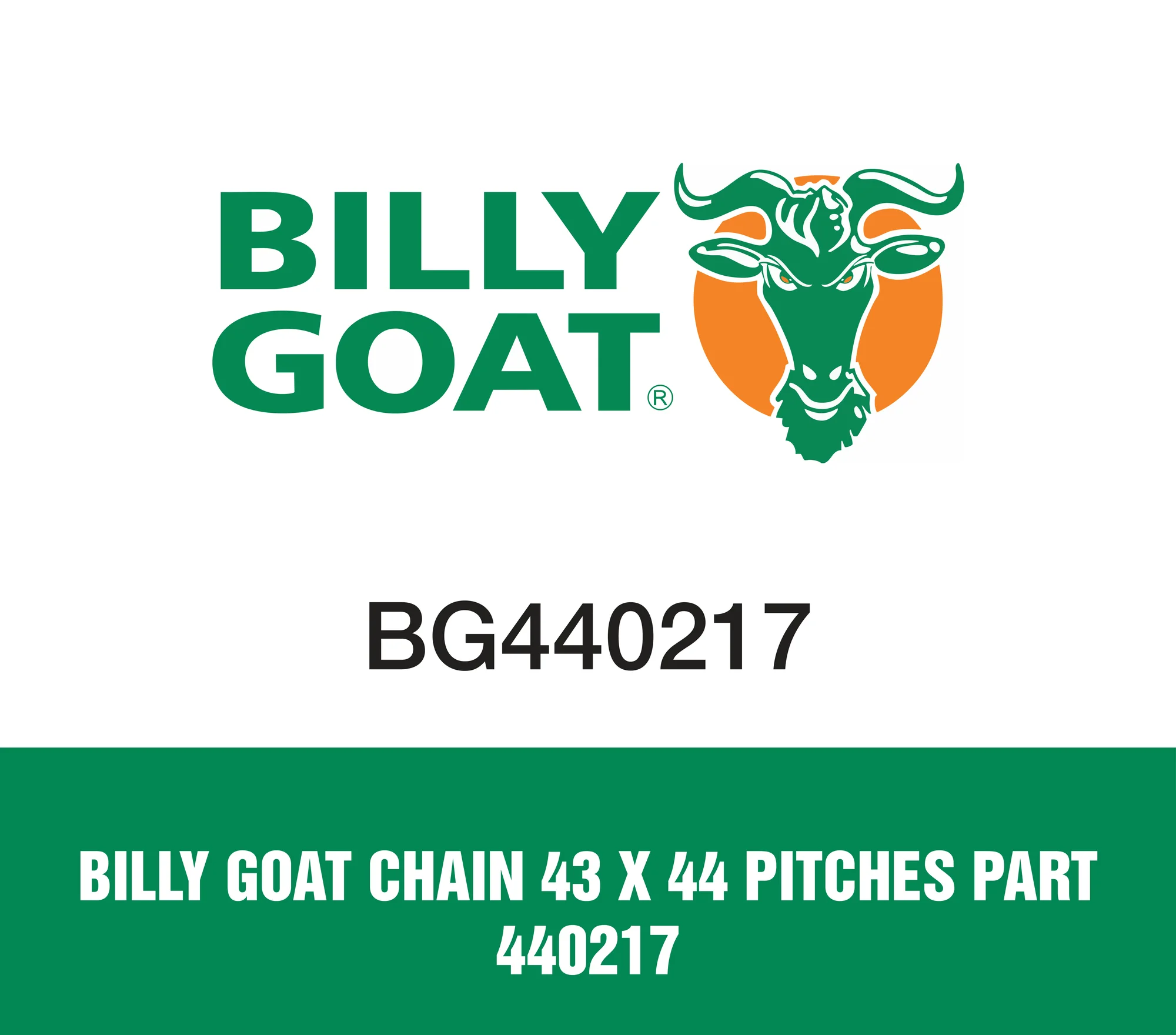 Billy Goat Chain 43 X 44 Pitches Part 440217