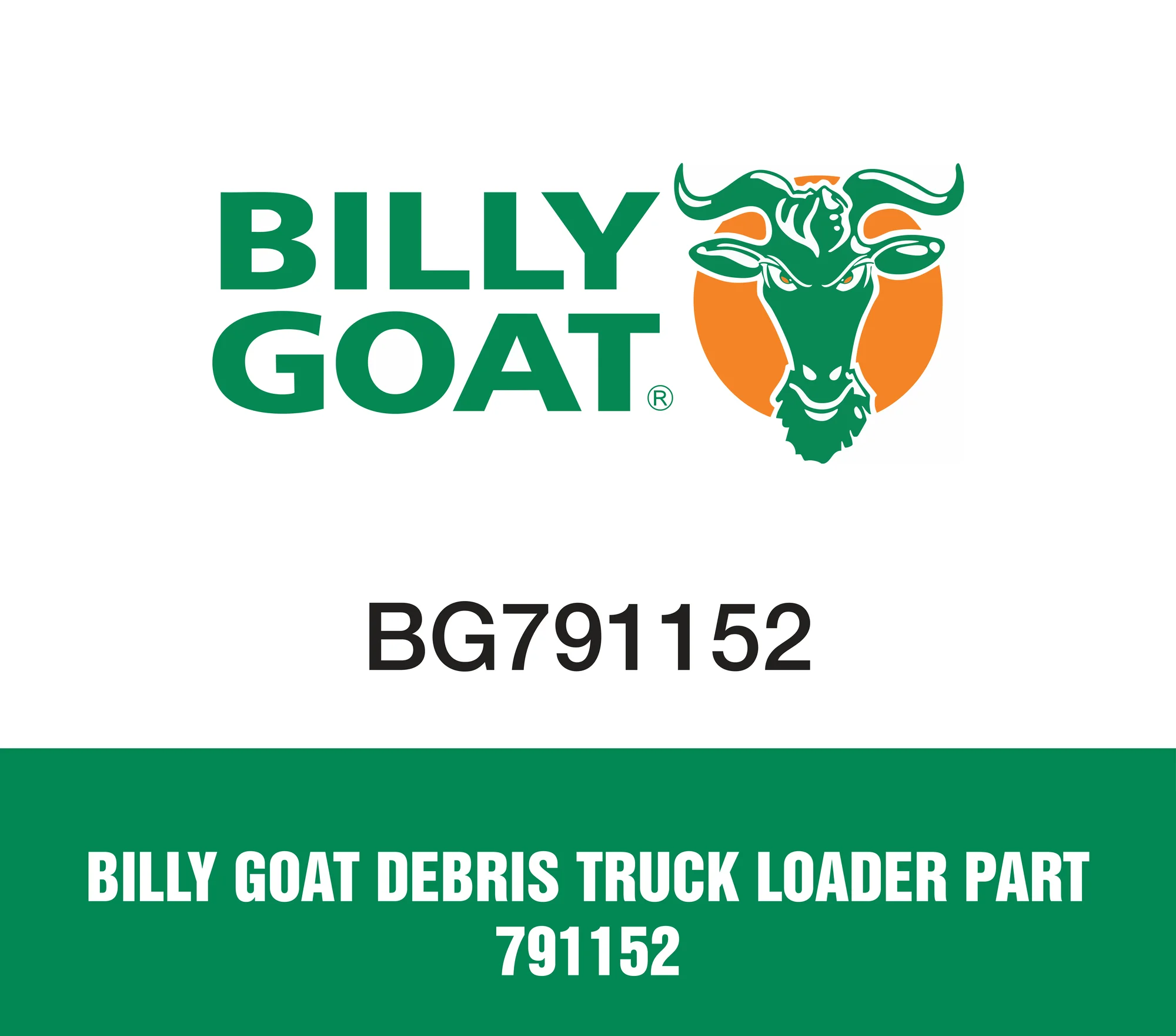 Billy Goat Debris Truck Loader Part 791152