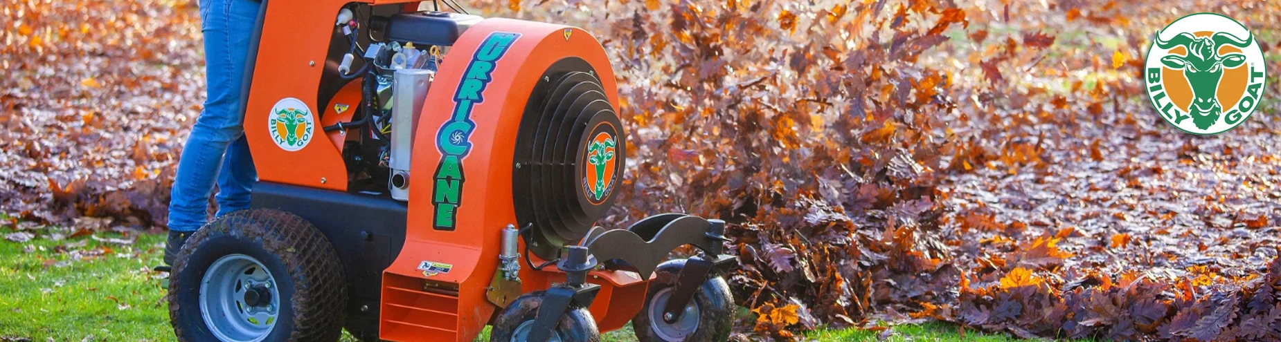 Billy Goat Generic Banner Hurricane Stand On Blower