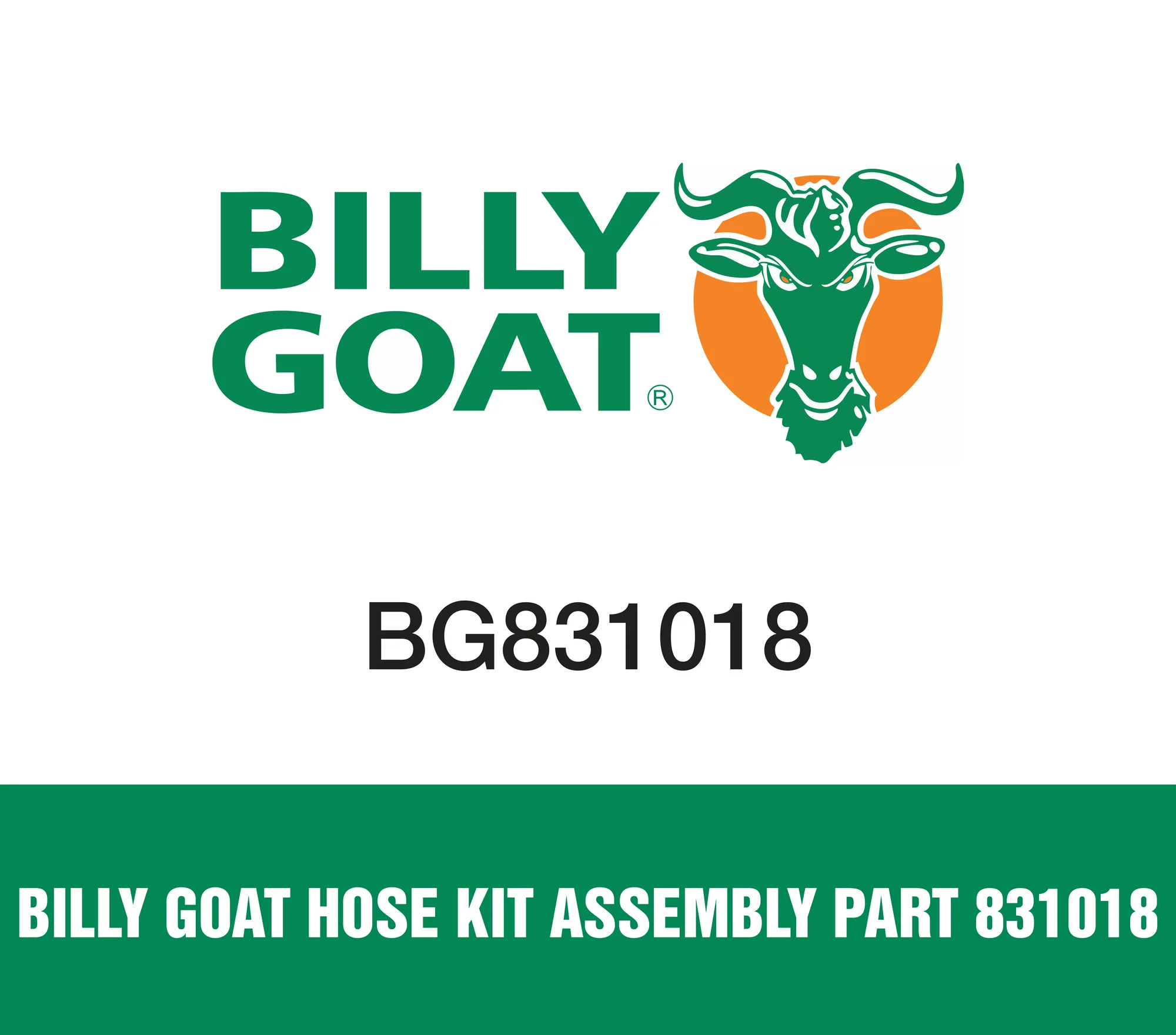 Billy Goat Hose Kit 831018