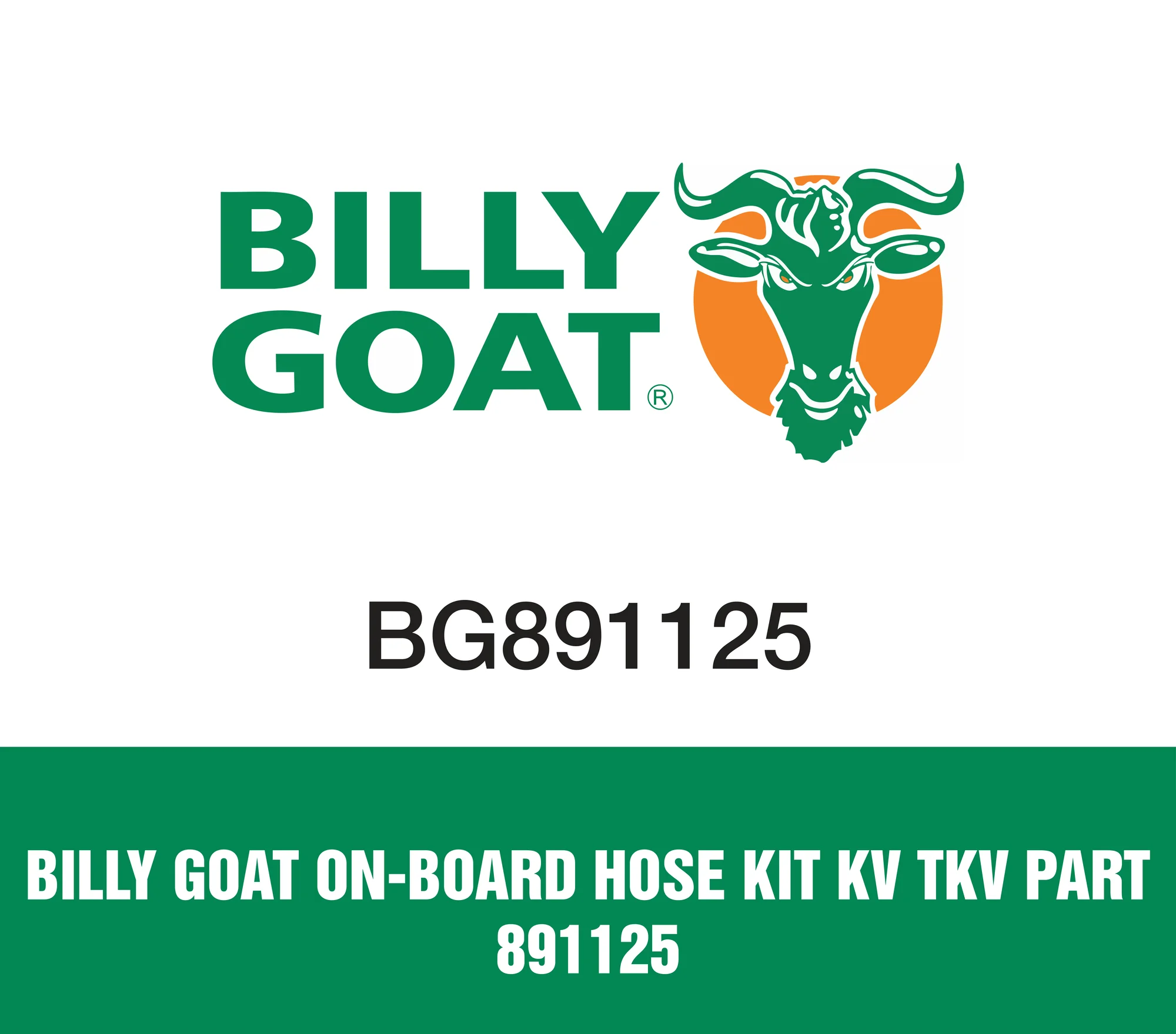 Billy Goat KV Hose Kit 891125