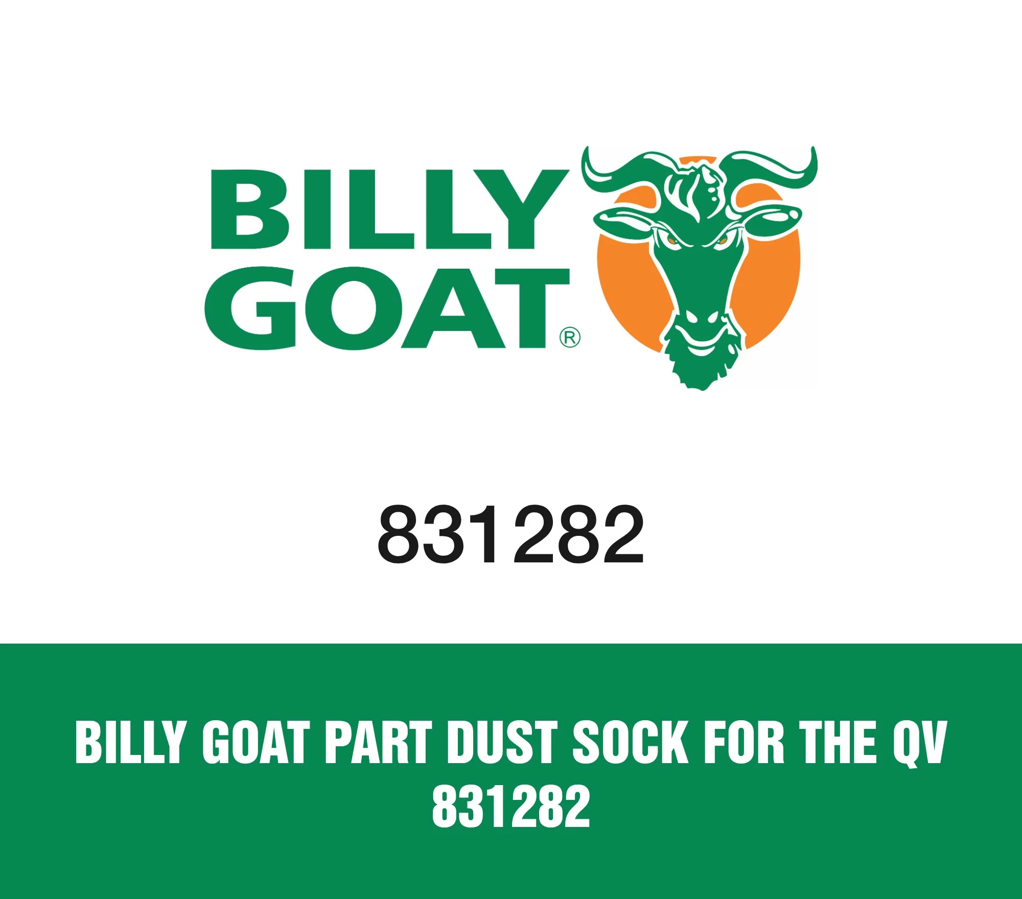 Billy Goat Part Dust Sock For The Qv 831282