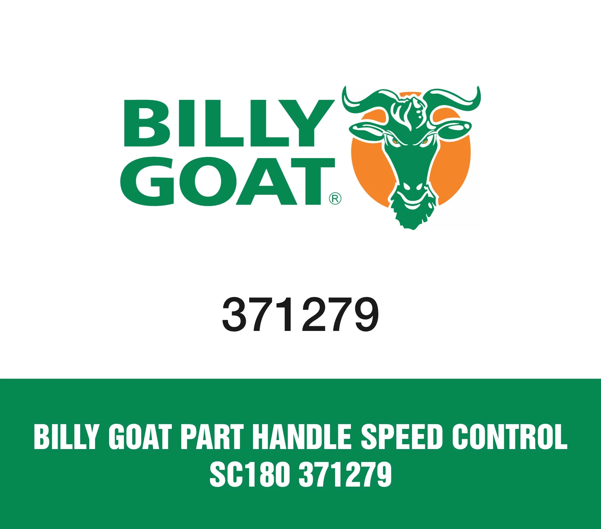 Billy Goat Part Handle Speed Control Sc180 371279
