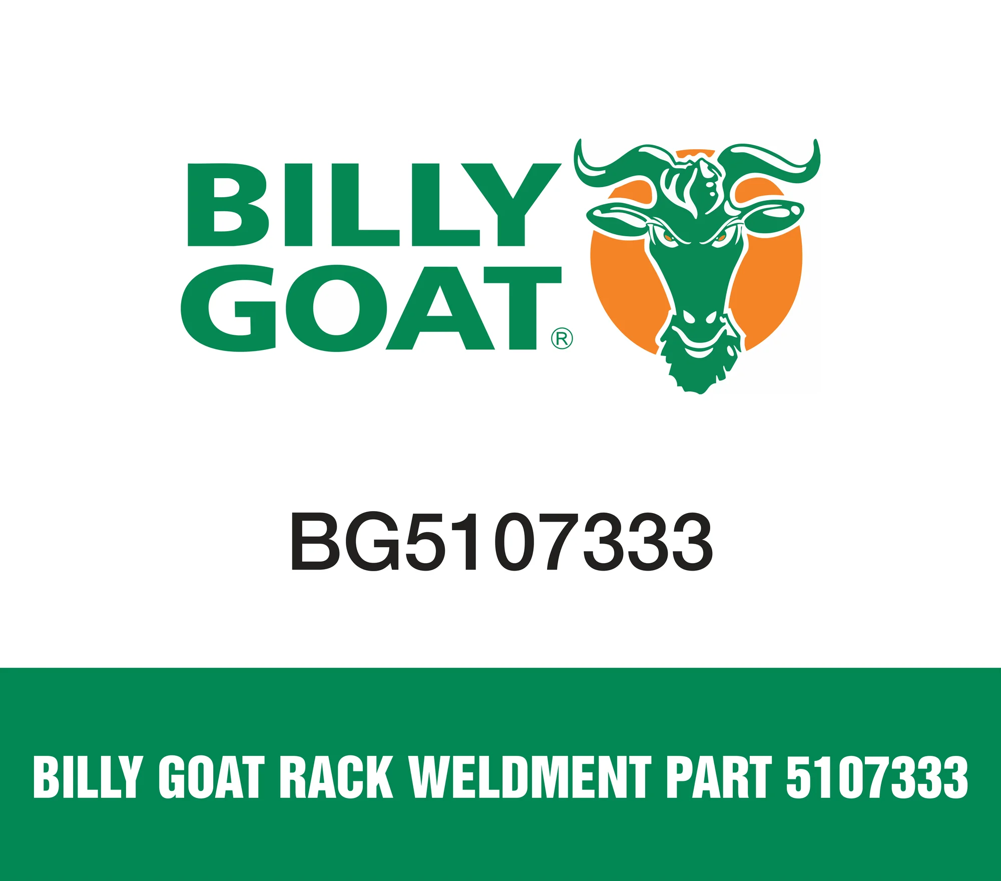 Billy Goat Rack Weldment Part 5107333
