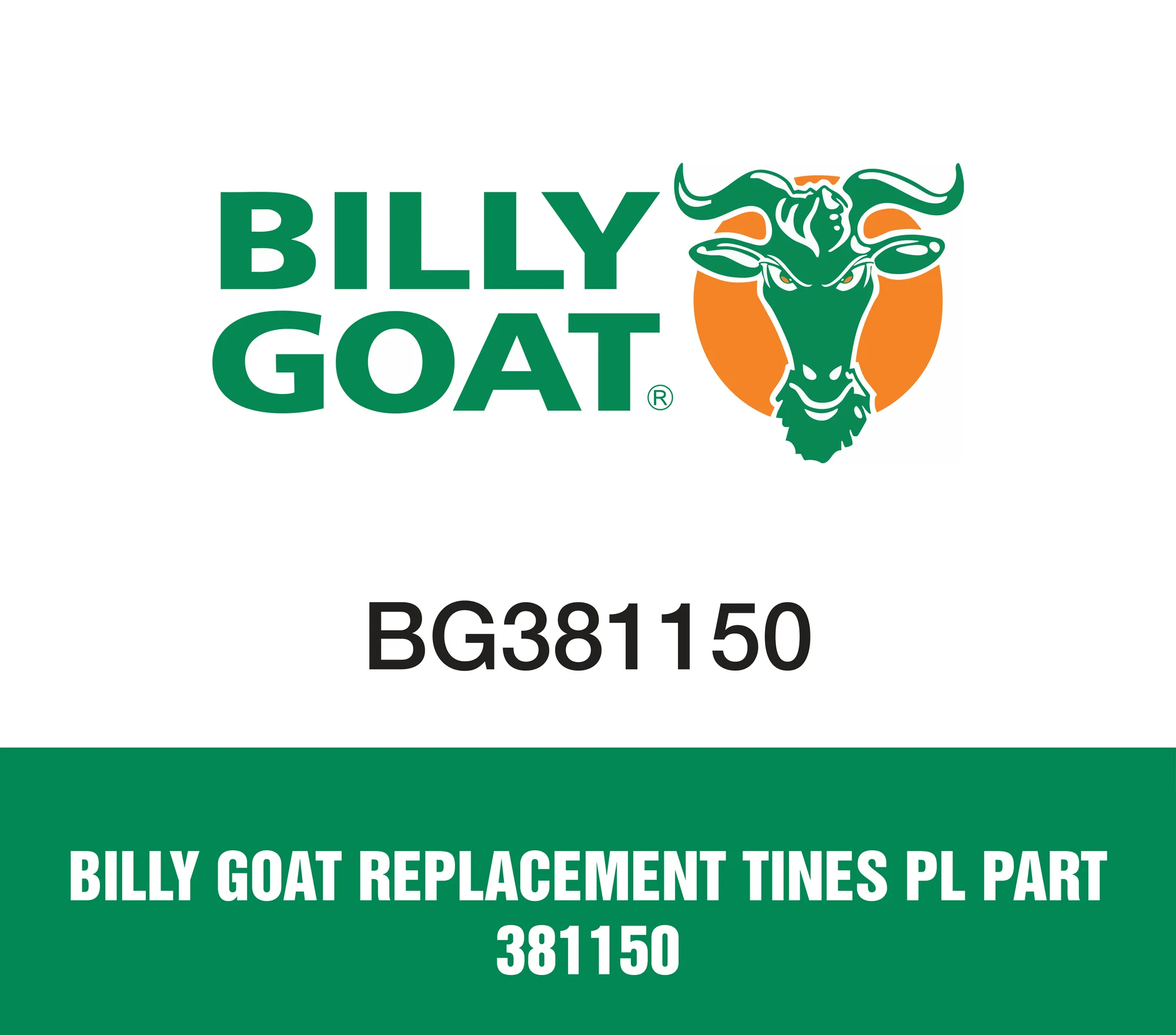 Billy Goat Replacement Tines Pl Part 381150