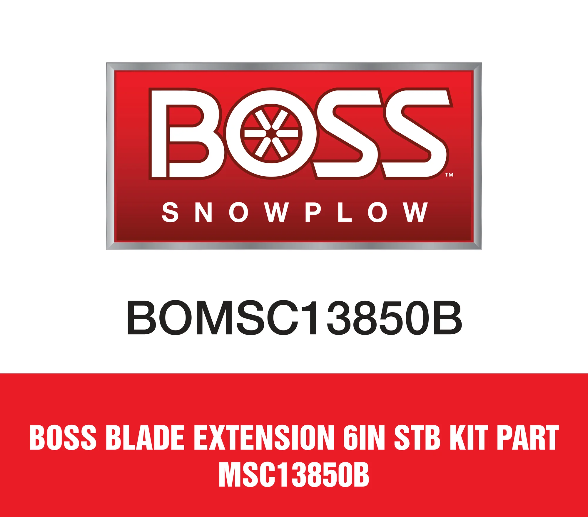 Boss 6 Inch Blade Extension MSC13850B