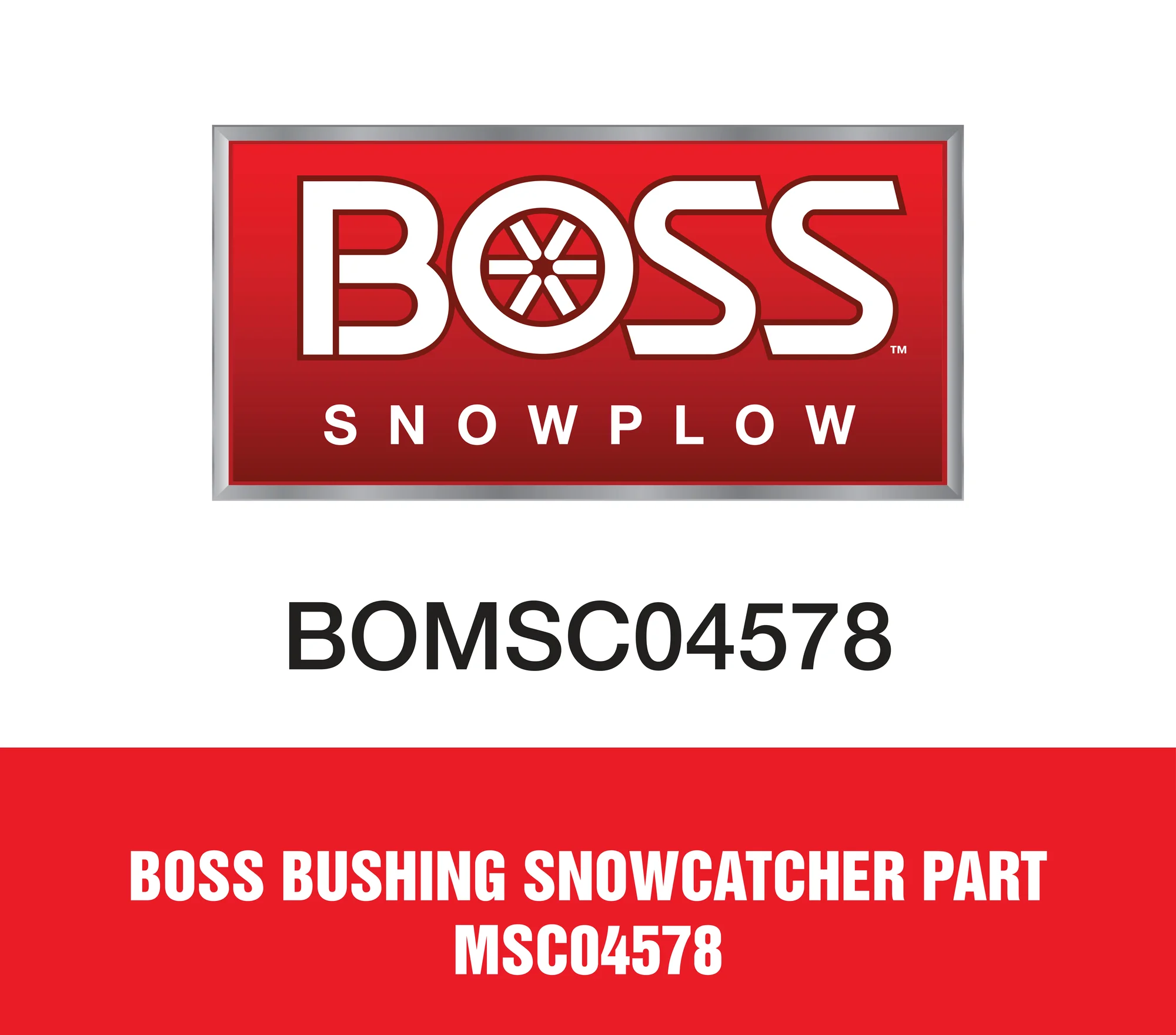 Boss Bushing Snowcatcher Part MSC04578