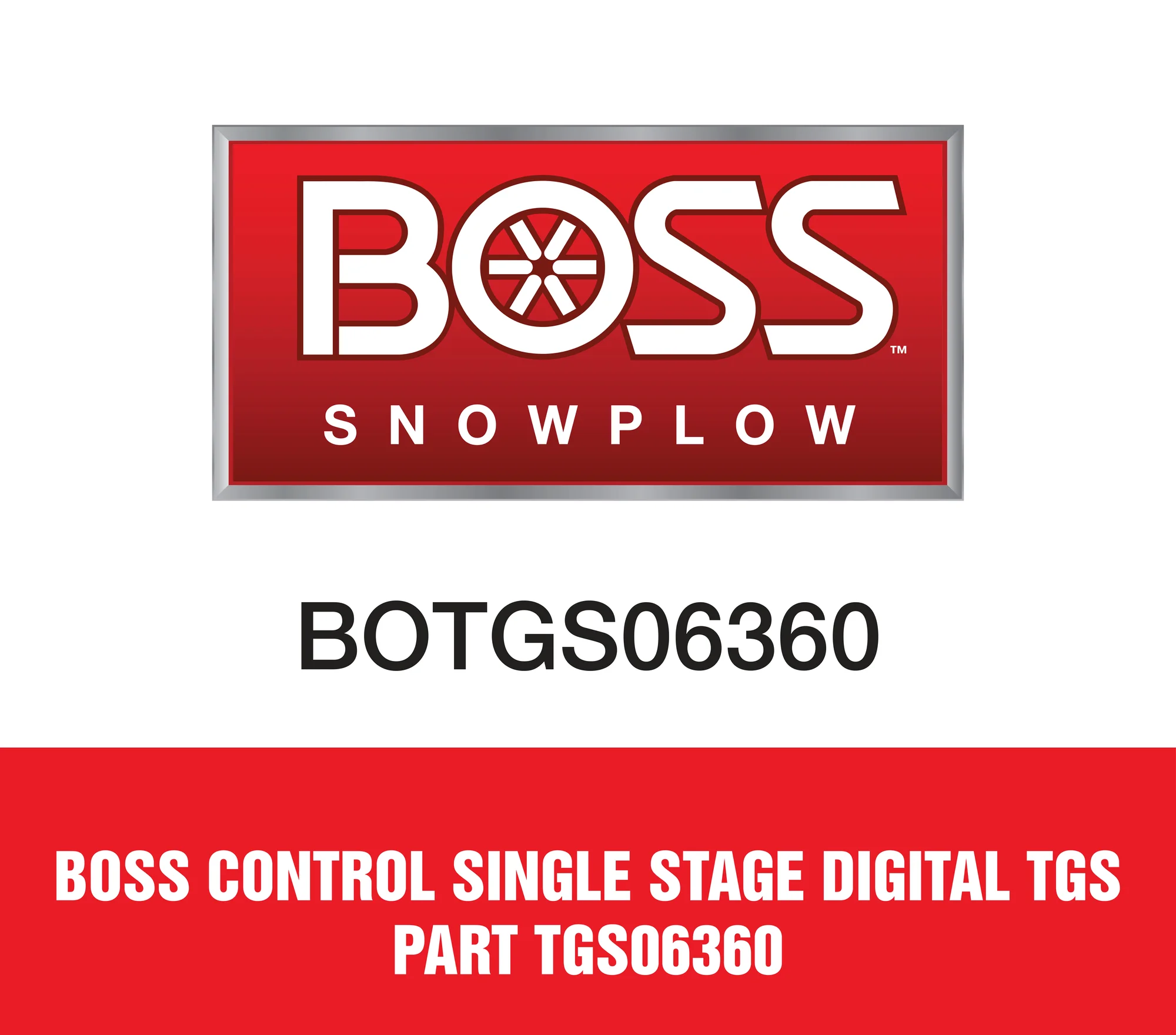 Boss Control Single Stage Digital Tgs Part TGS06360