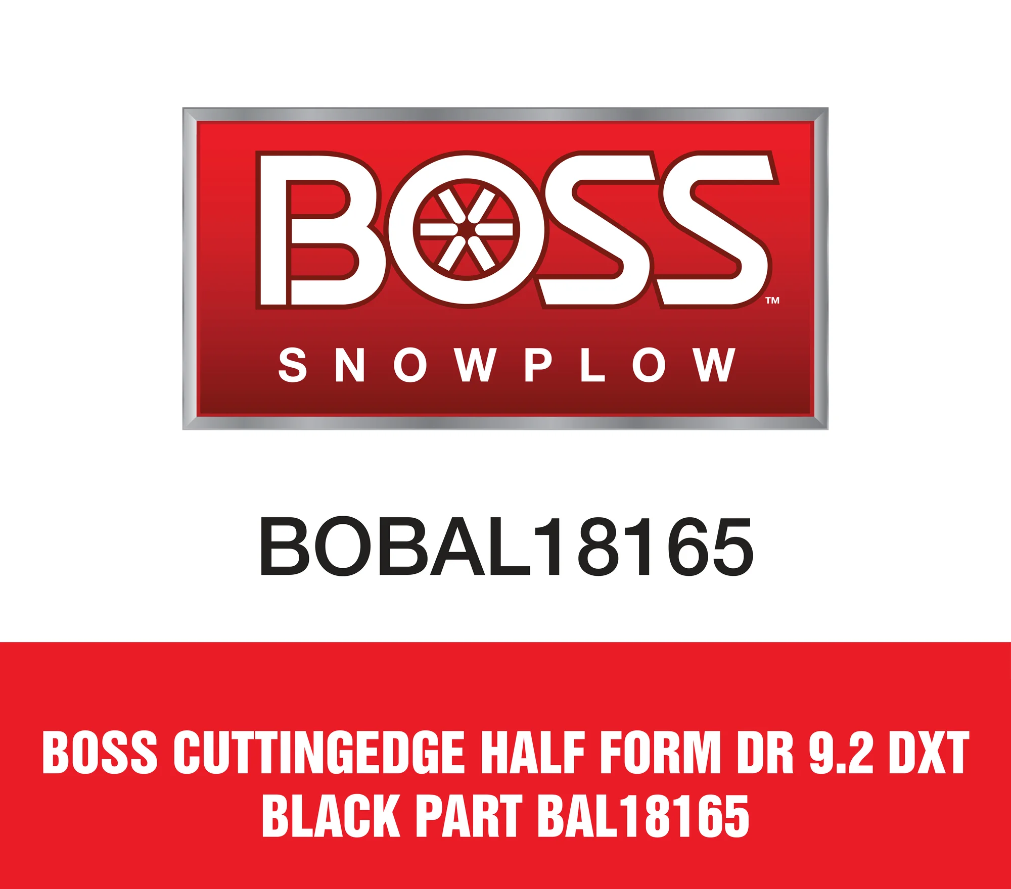 Boss Cuttingedge Half Form Dr 9.2 Dxt Black Part BAL18165