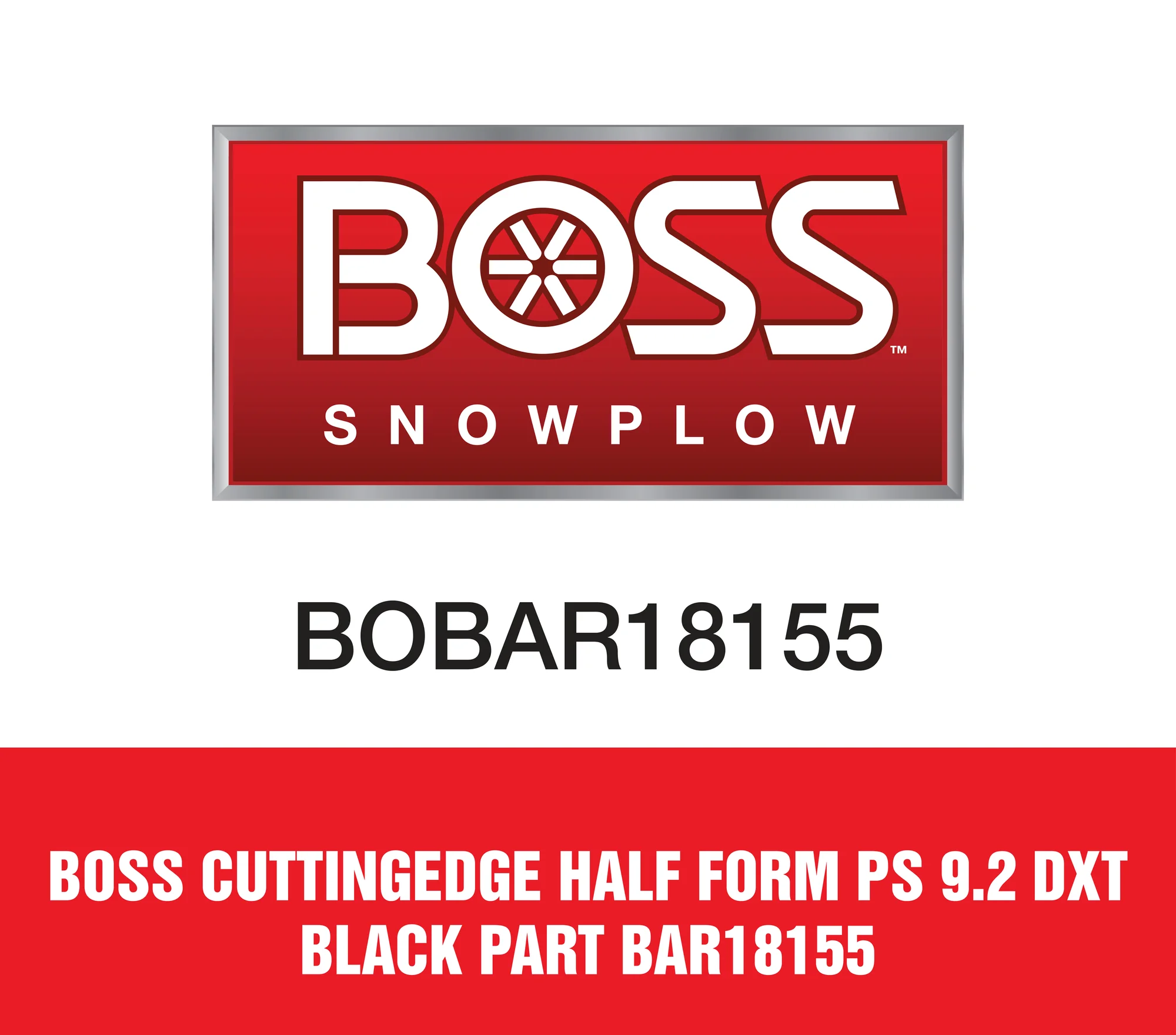 Boss Cuttingedge Half Form Ps 9.2 Dxt Black Part BAR18155