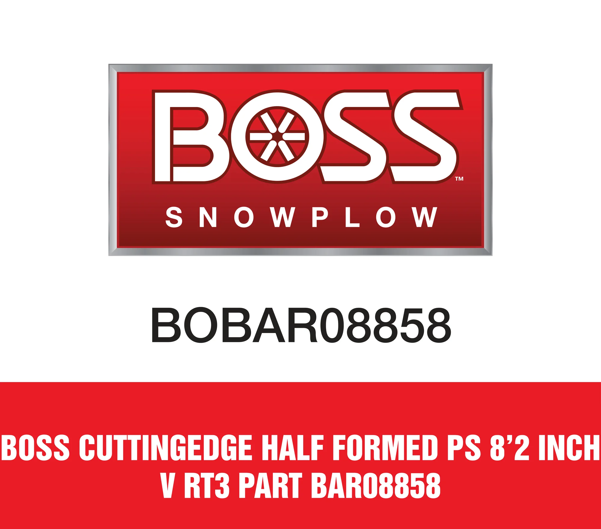 Boss Cuttingedge Half Formed Ps 8'2 inch V Rt3 Part BAR08858