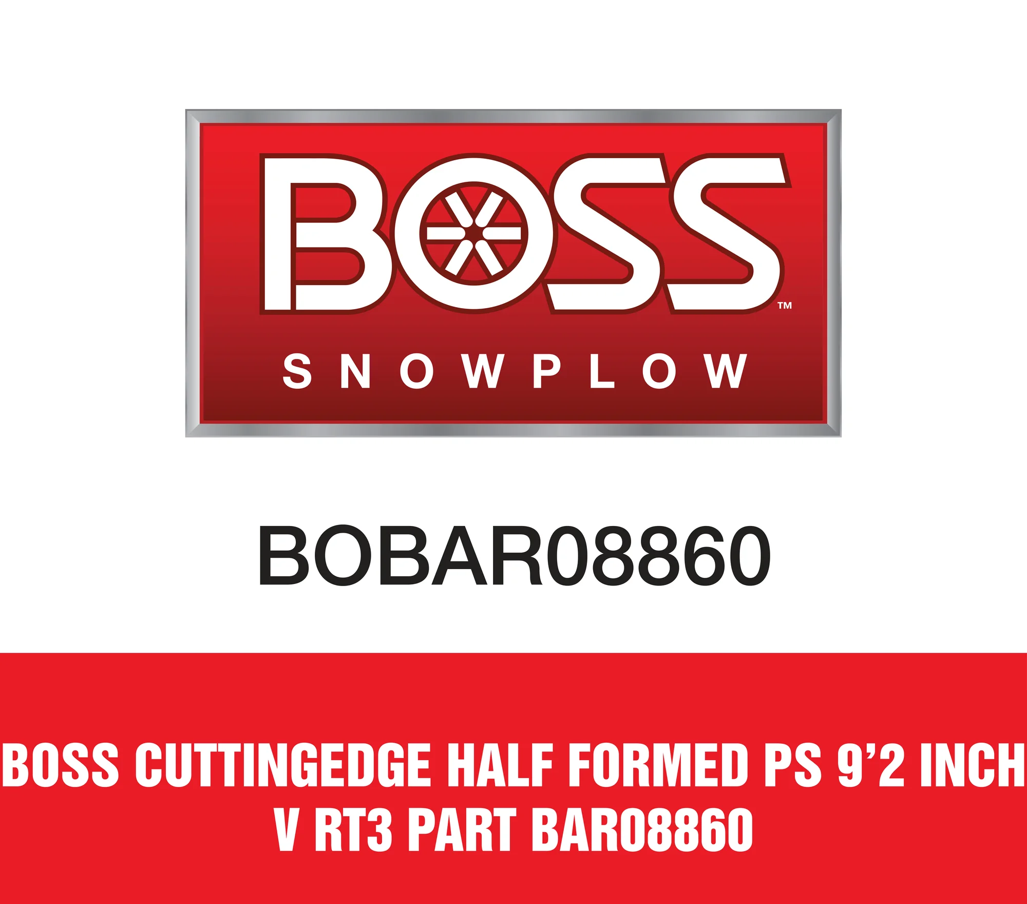 Boss Cuttingedge Half Formed Ps 9'2 inch V Rt3 Part BAR08860