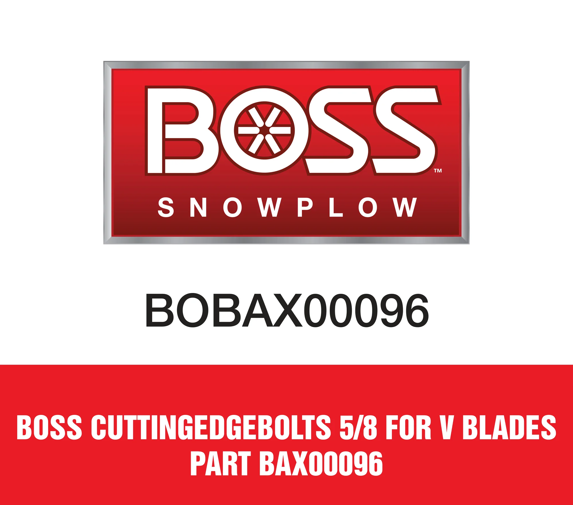 Boss Cuttingedgebolts 5/8 For V Blades Part BAX00096