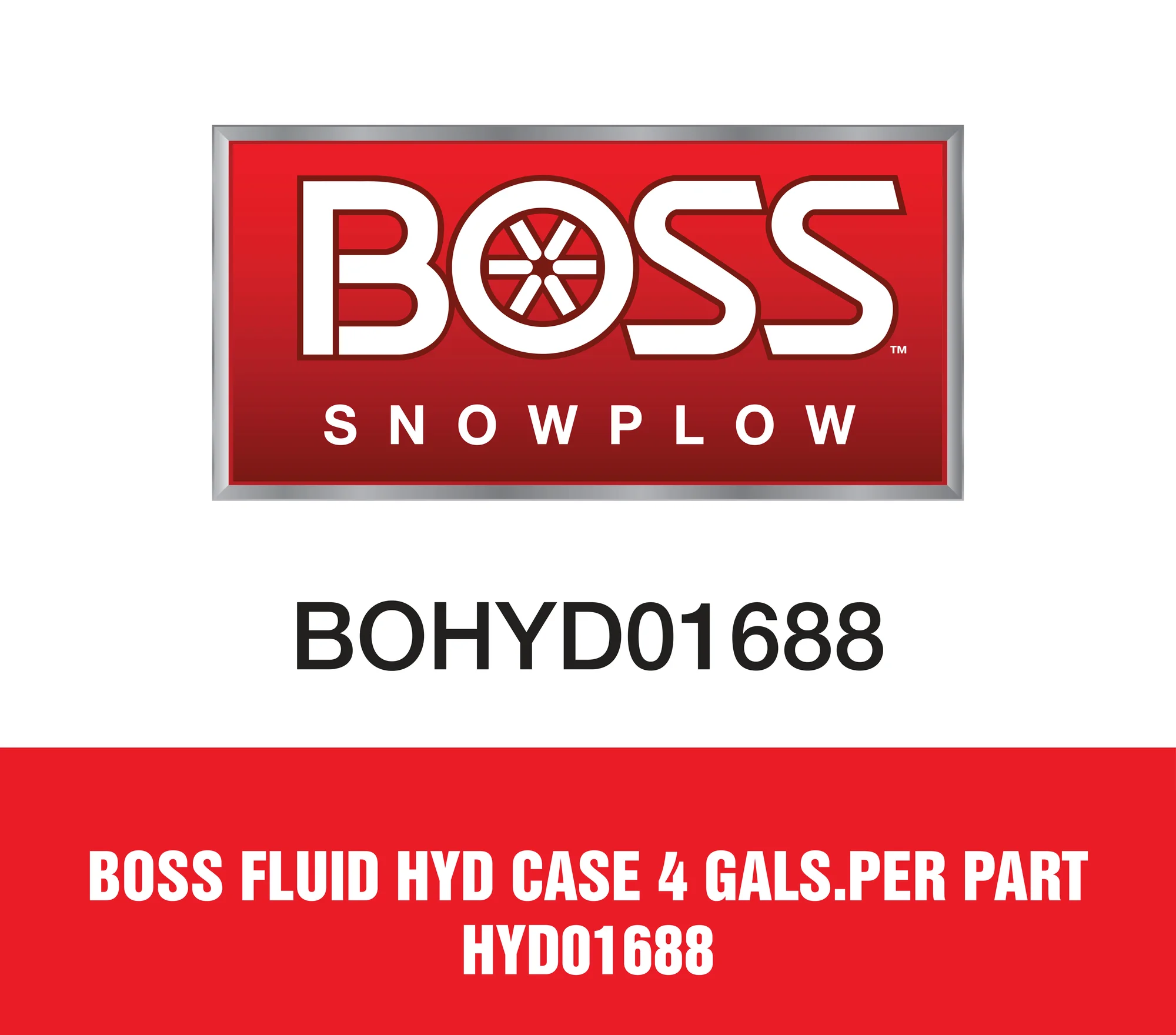 Boss Fluid Hyd Case 4 Gals.Per Part HYD01688