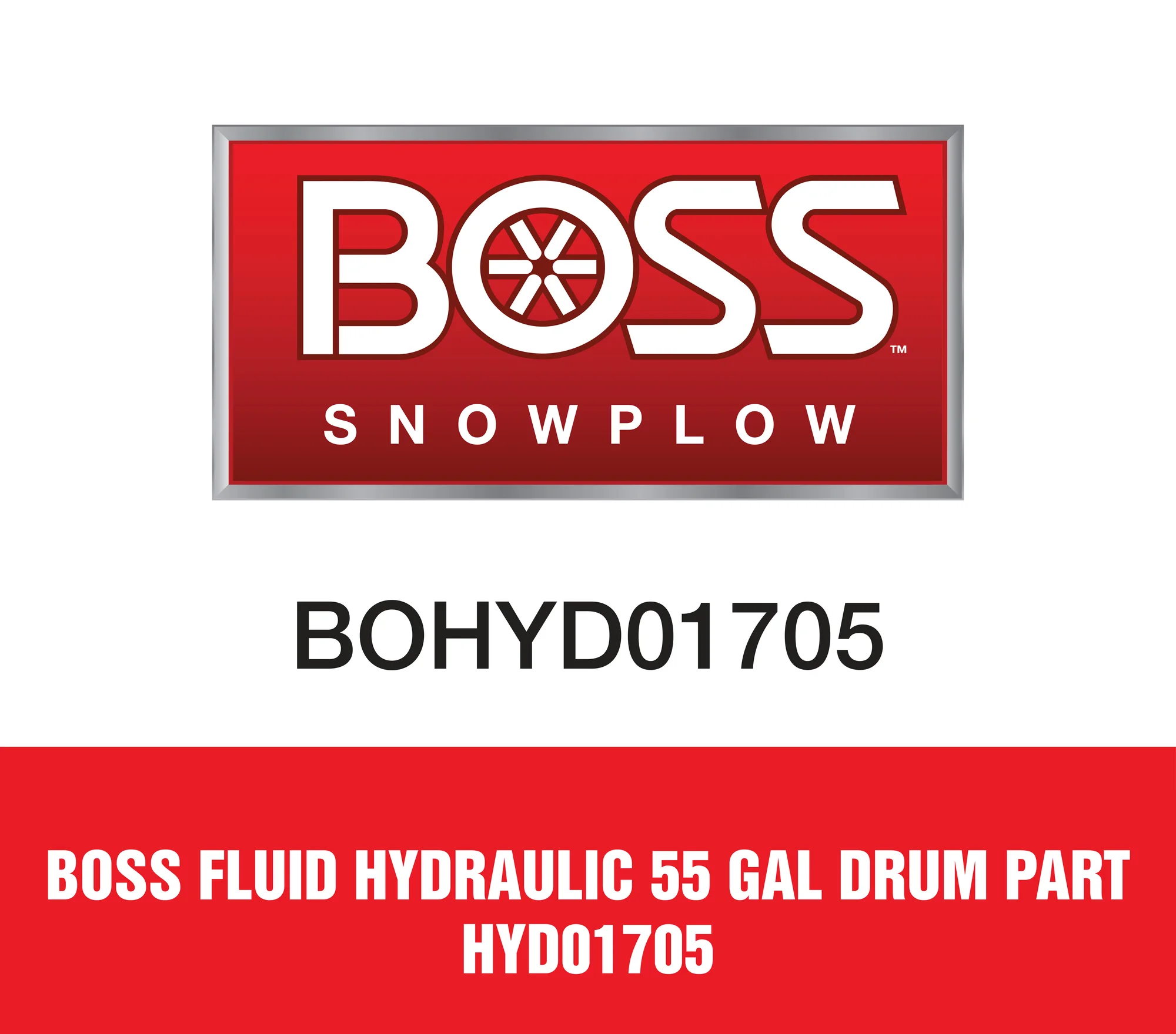 Boss Fluid Hydraulic 55 Gal Drum Part HYD01705