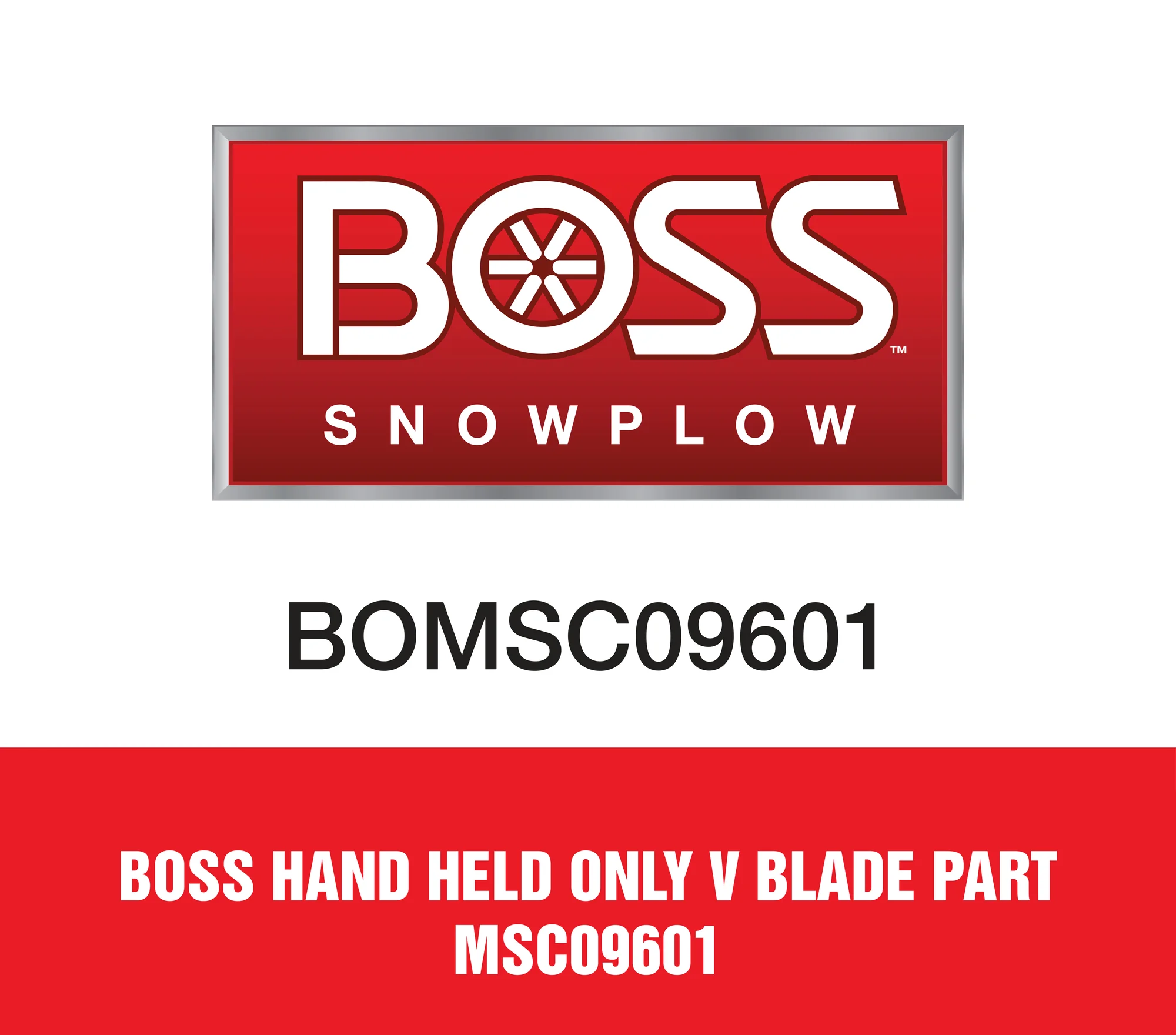 Boss Hand Held Only V Blade Part MSC09601