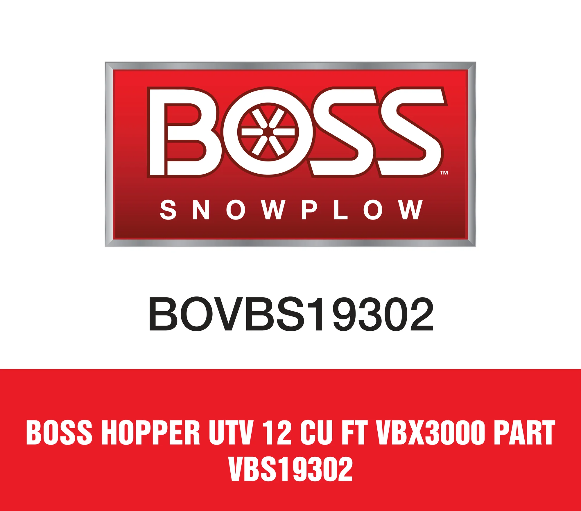 Boss Hopper Utv 12 Cu Ft Vbx3000 Part VBS19302