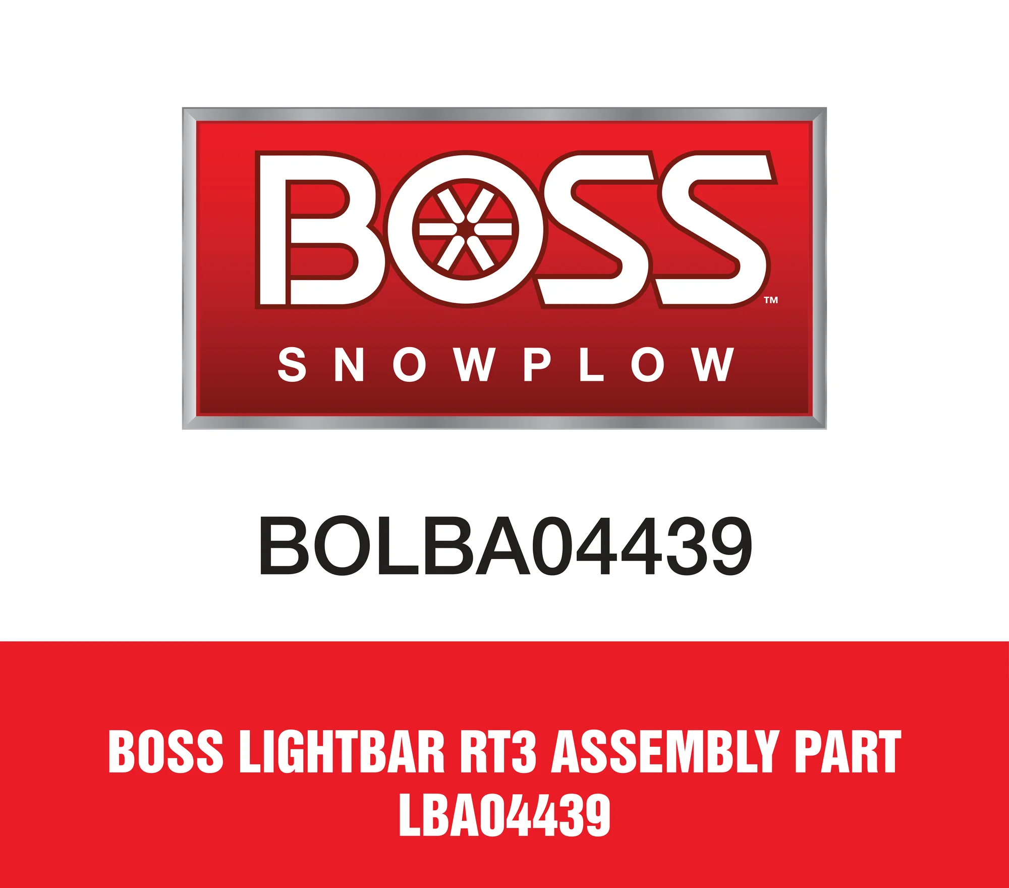 Boss Lightbar Rt3 Assembly Part LBA04439