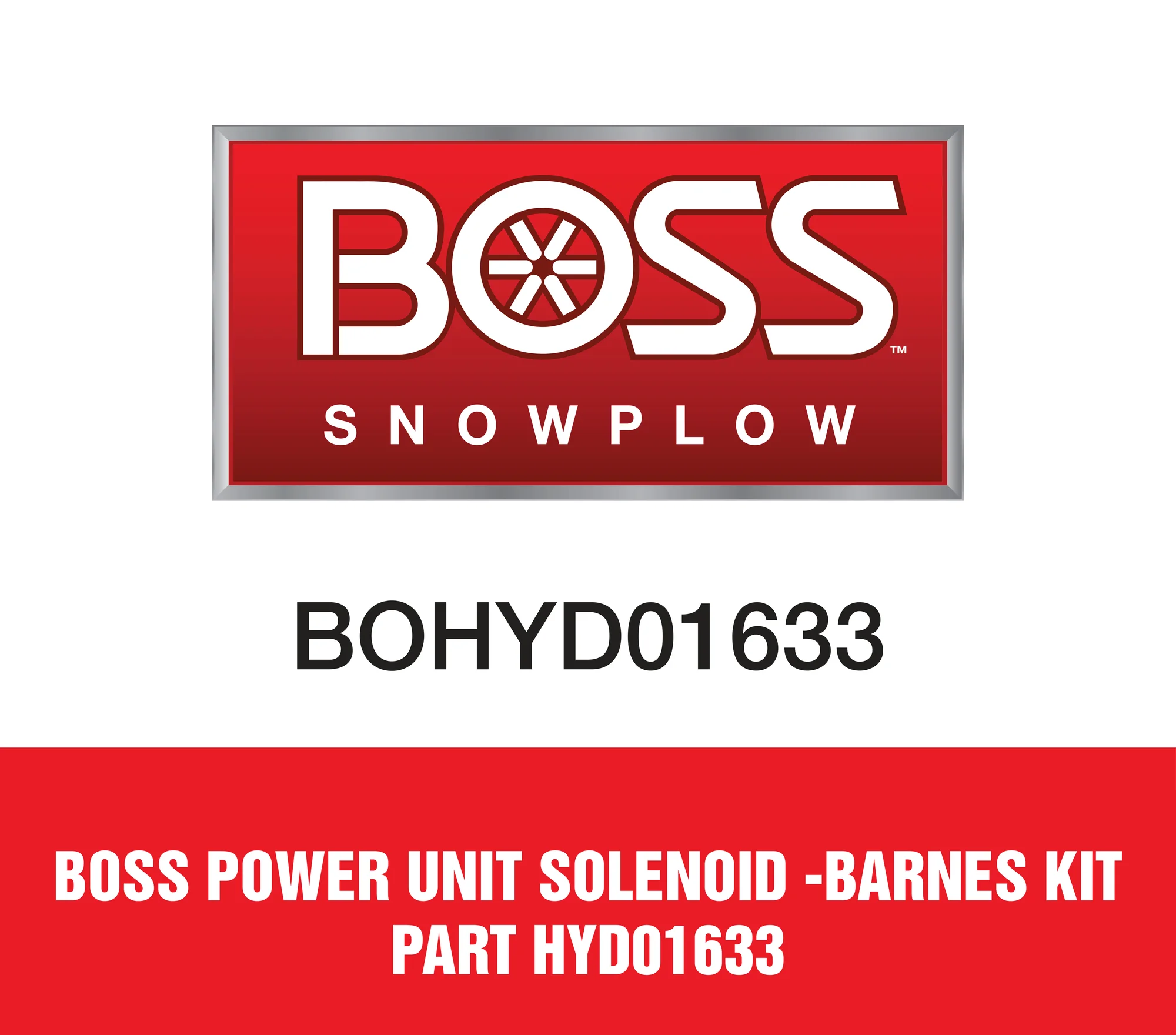 Boss Power Unit Solenoid -Barnes Kit Part HYD01633