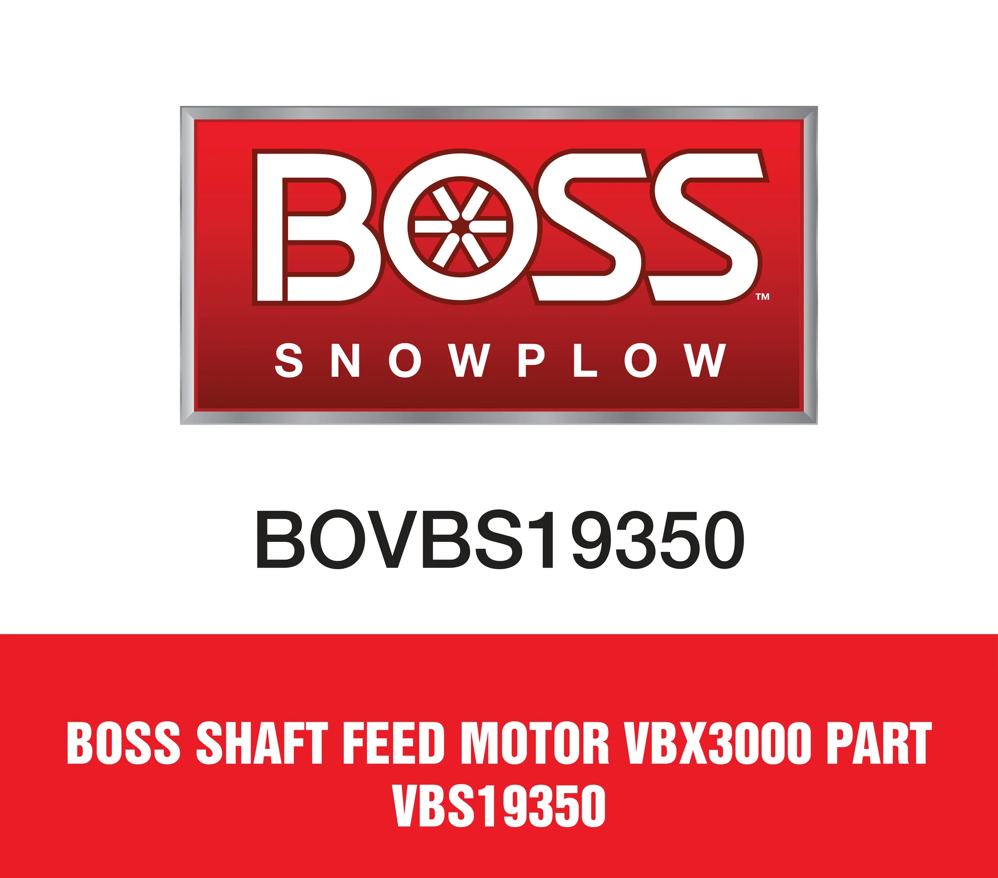 Boss Shaft Feed Motor Vbx3000 Part VBS19350