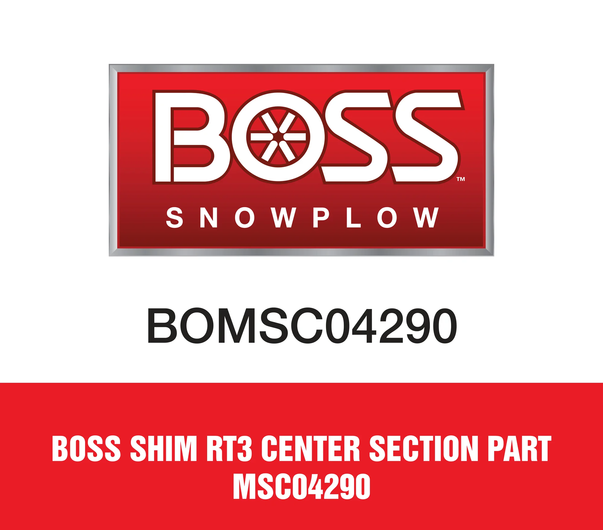 Boss Shim Rt3 Center Section Part MSC04290