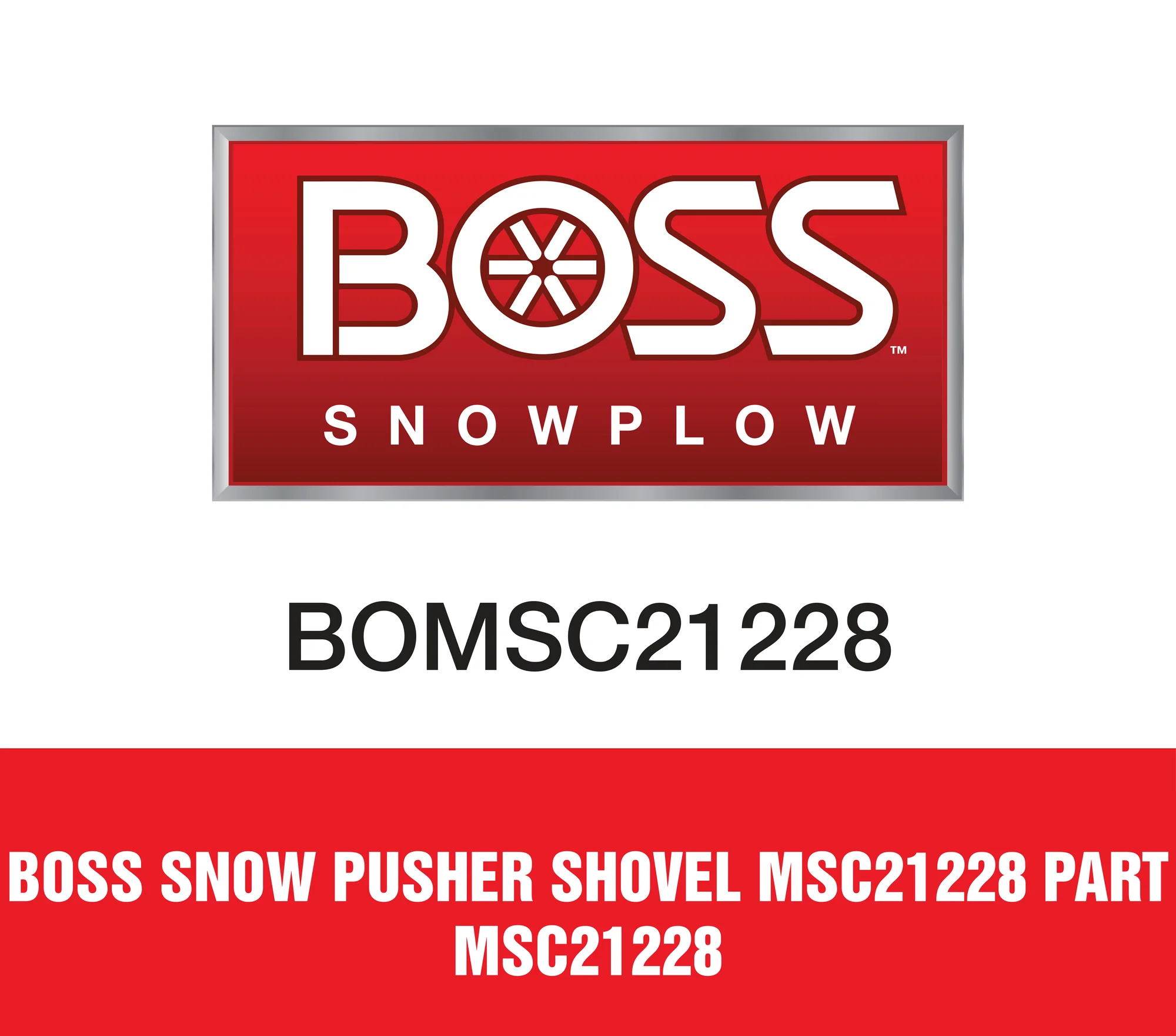 Boss Snow Pusher Shovel MSC21228