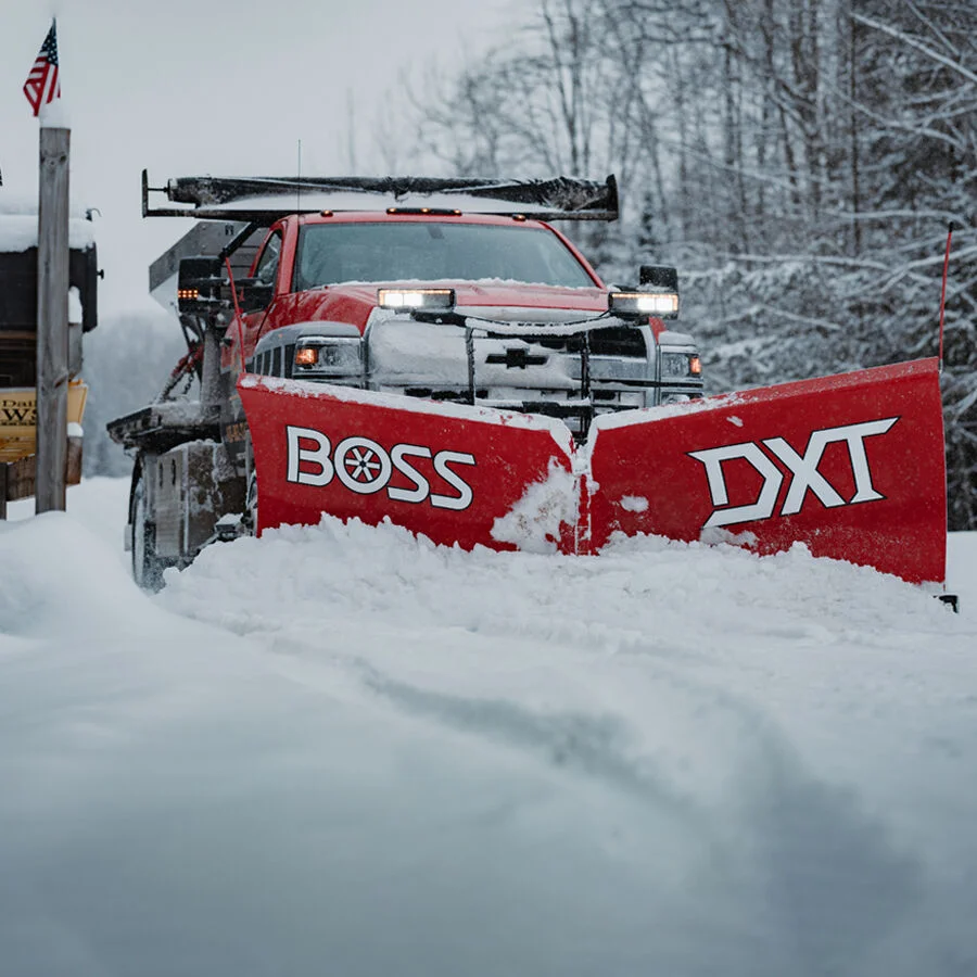 BOSS Snowplows DXT Series Heavy Duty Push Frame Construction feature image