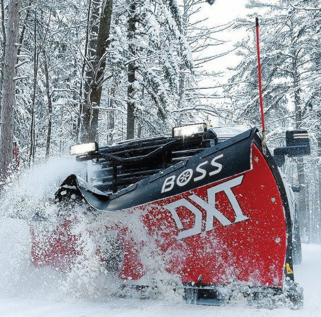 BOSS Snowplows DXT Series Reinforced Moldboard Design feature image