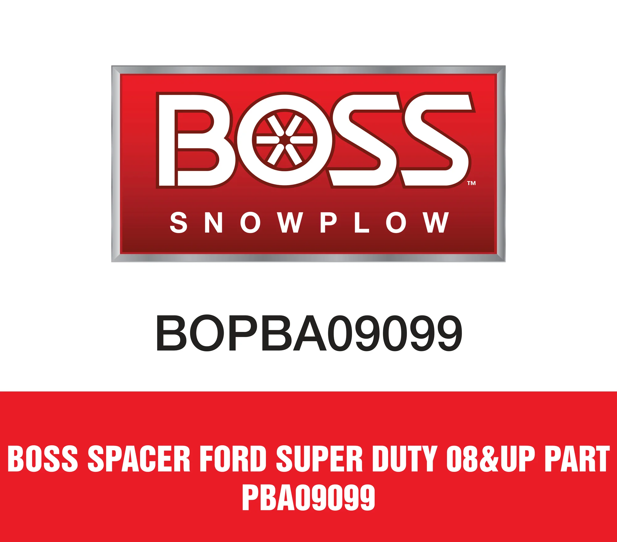 Boss Spacer Ford Super Duty 08 And Up Part Pba09099