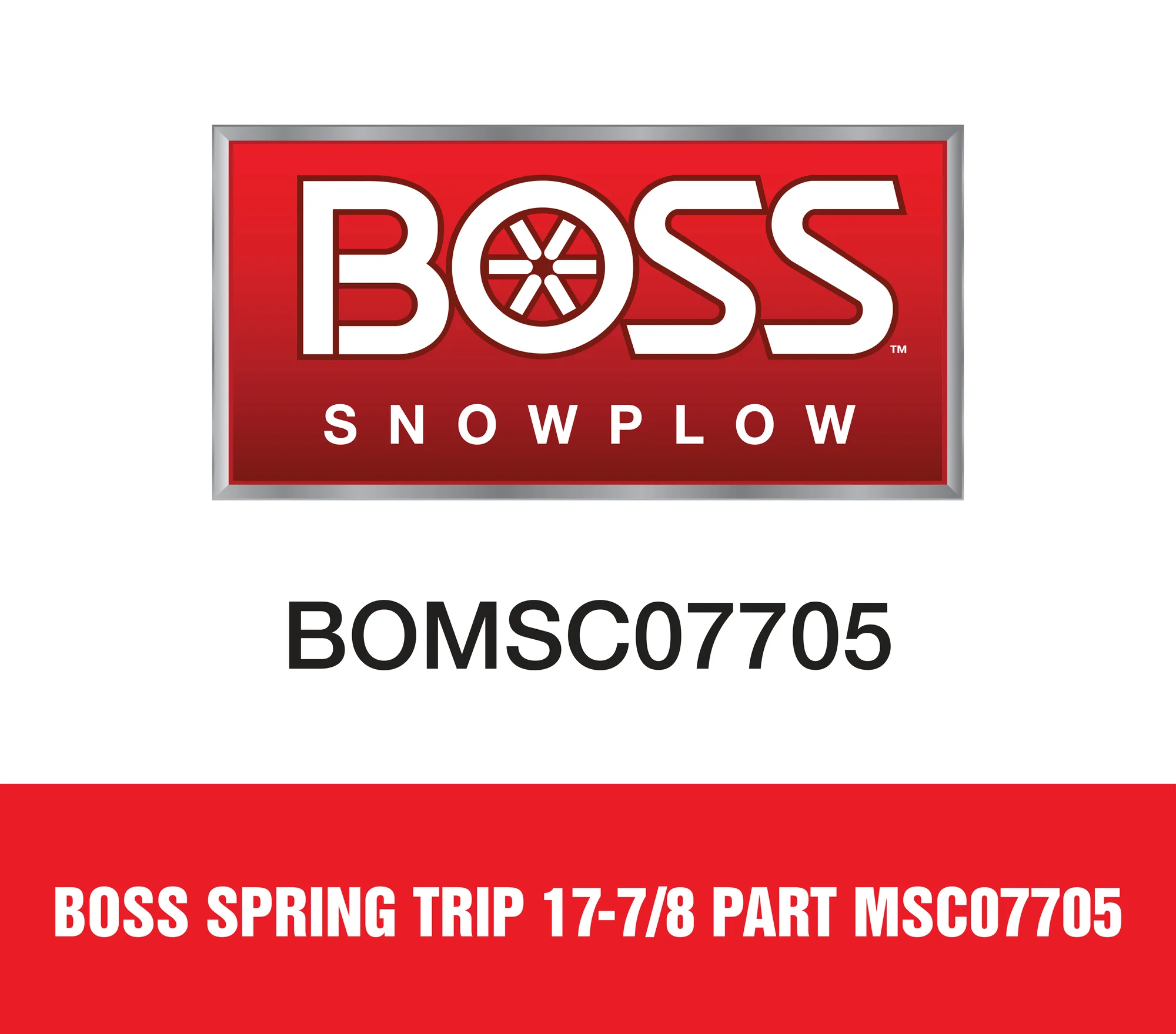 Boss Spring Trip 17-7/8 Part MSC07705