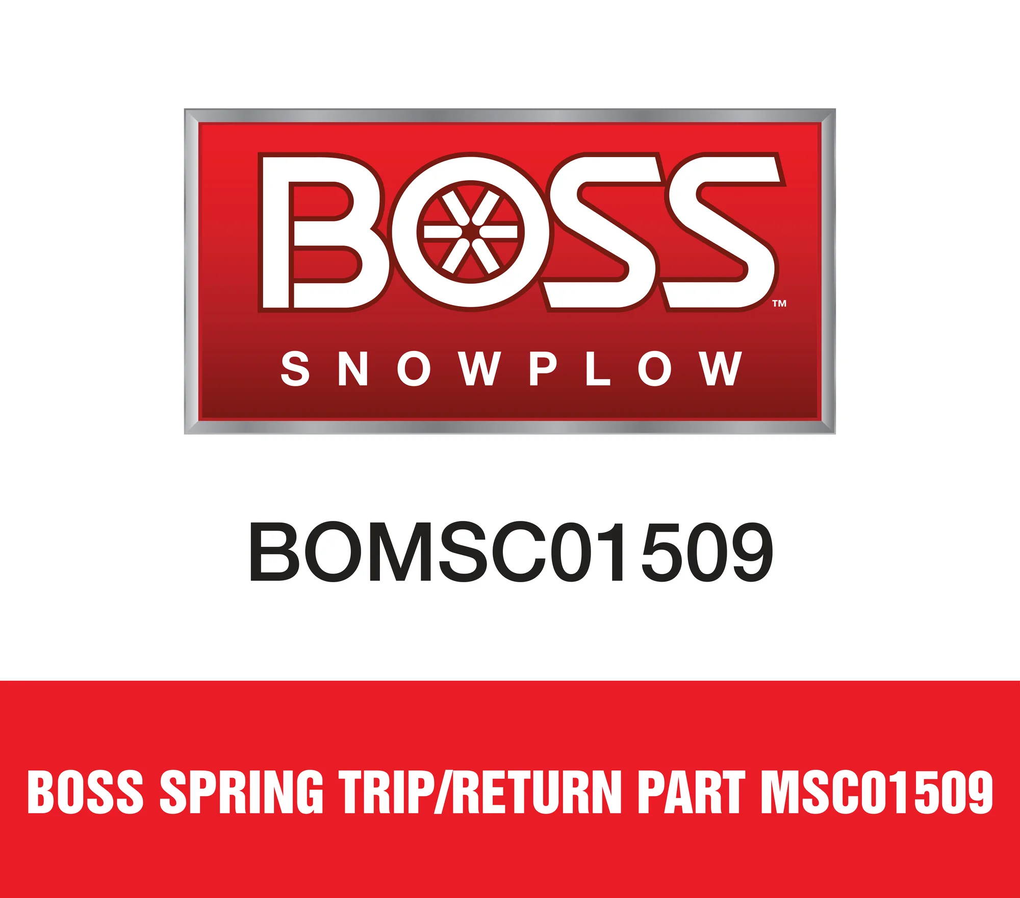 Boss Spring Trip/Return Part MSC01509