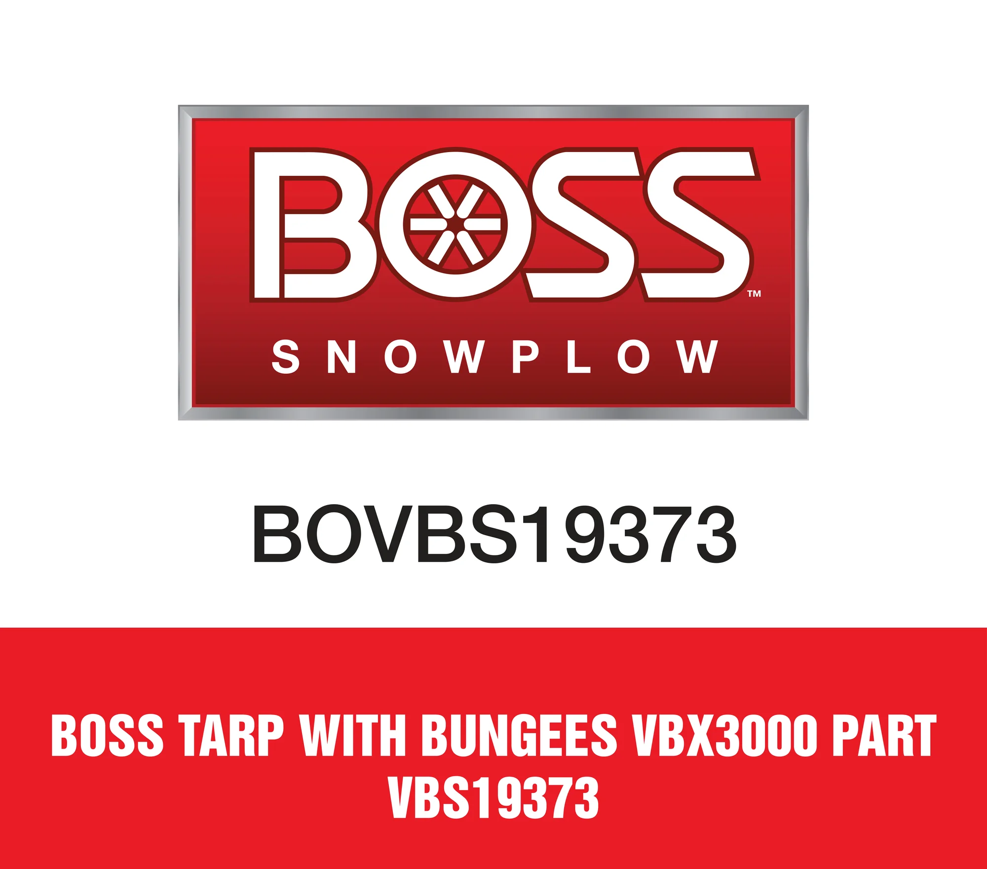 Boss Tarp With Bungees Vbx3000 Part VBS19373