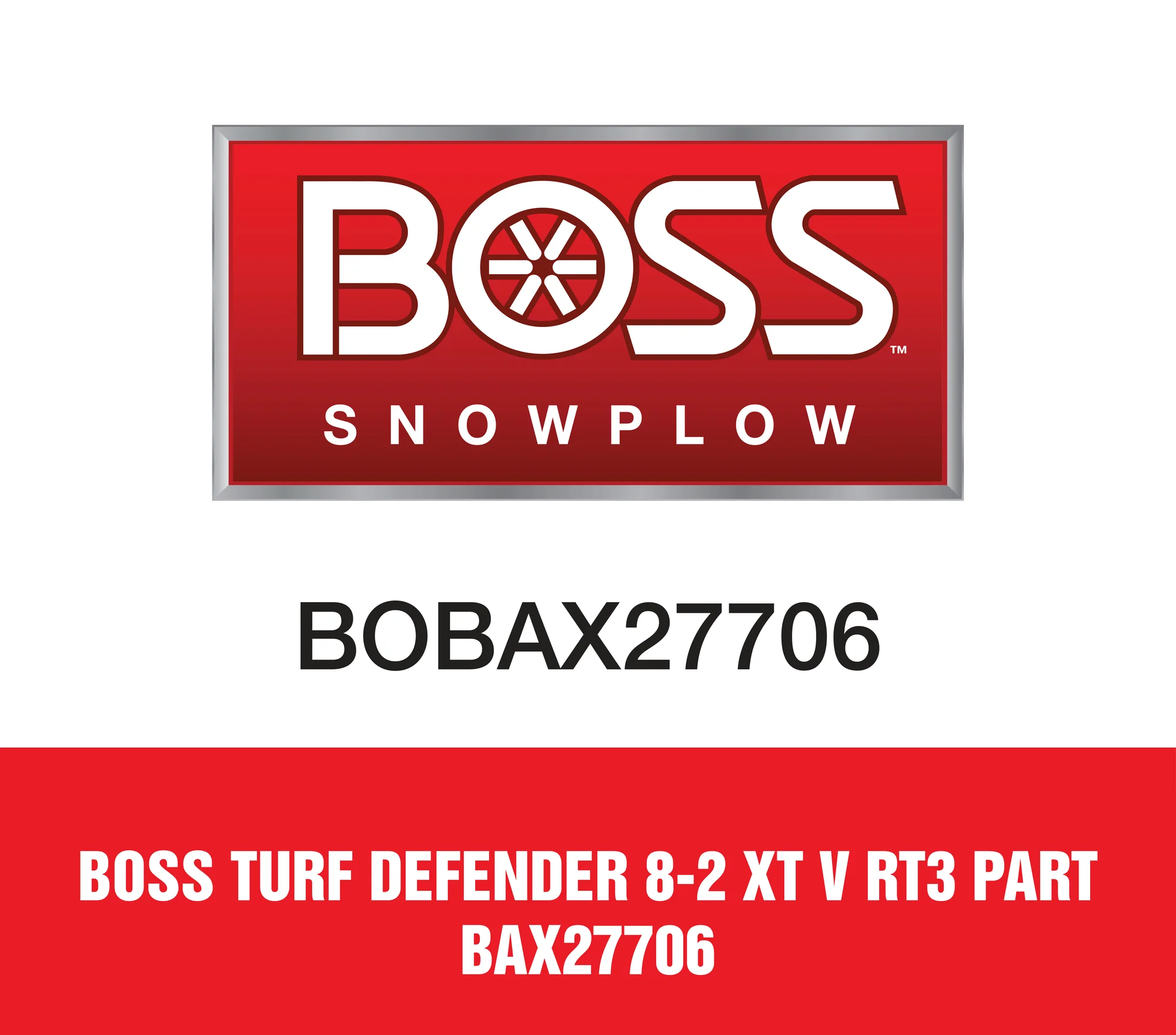 Boss Turf Defender 8-2 Xt V Rt3 Part BAX27706
