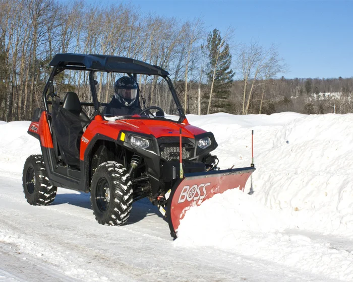 Boss UTV Straight Blade Poly Plow 6 ft STB12470