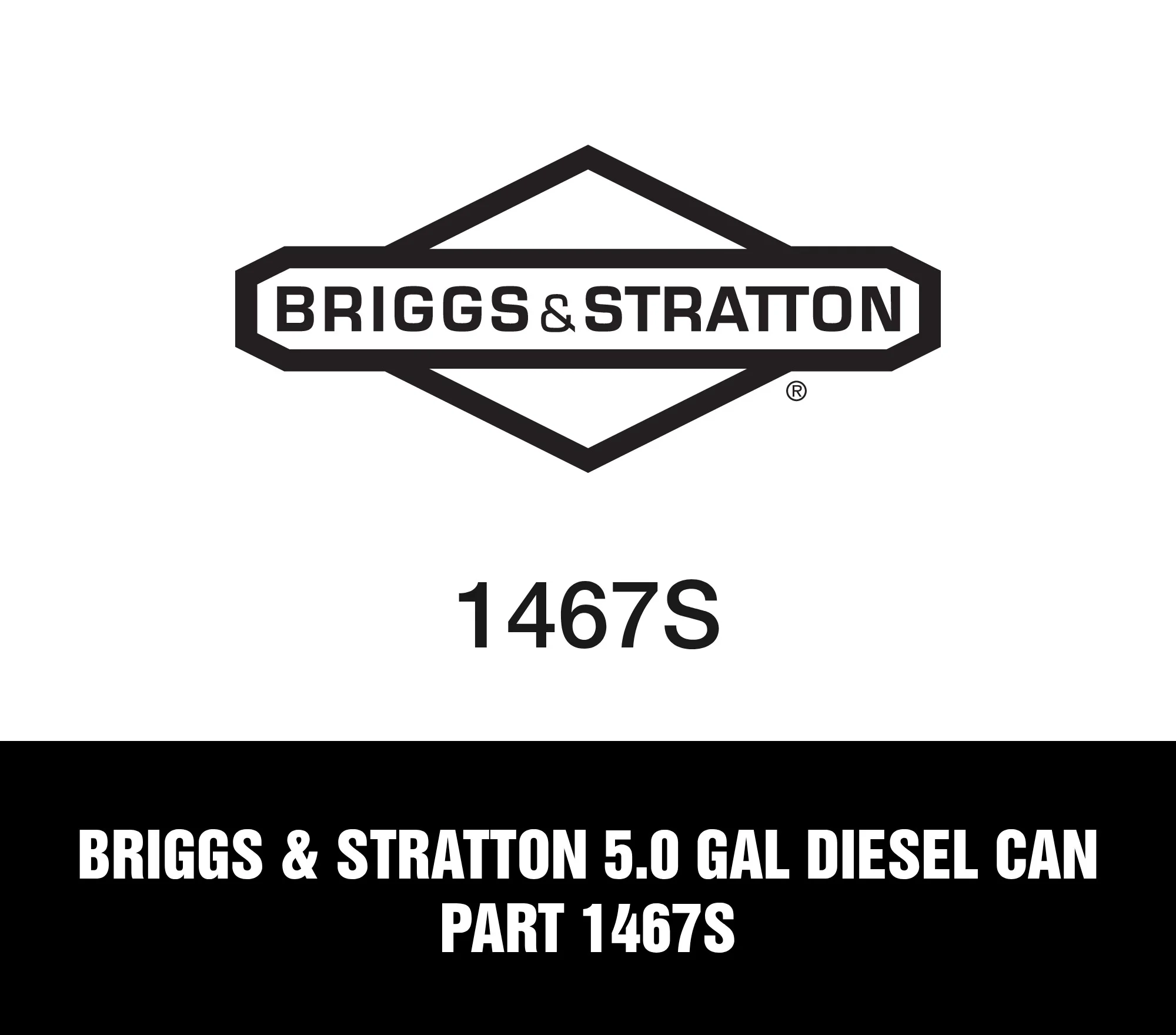 Briggs & Stratton 5.0 GAL DIESEL CAN Part 1467S