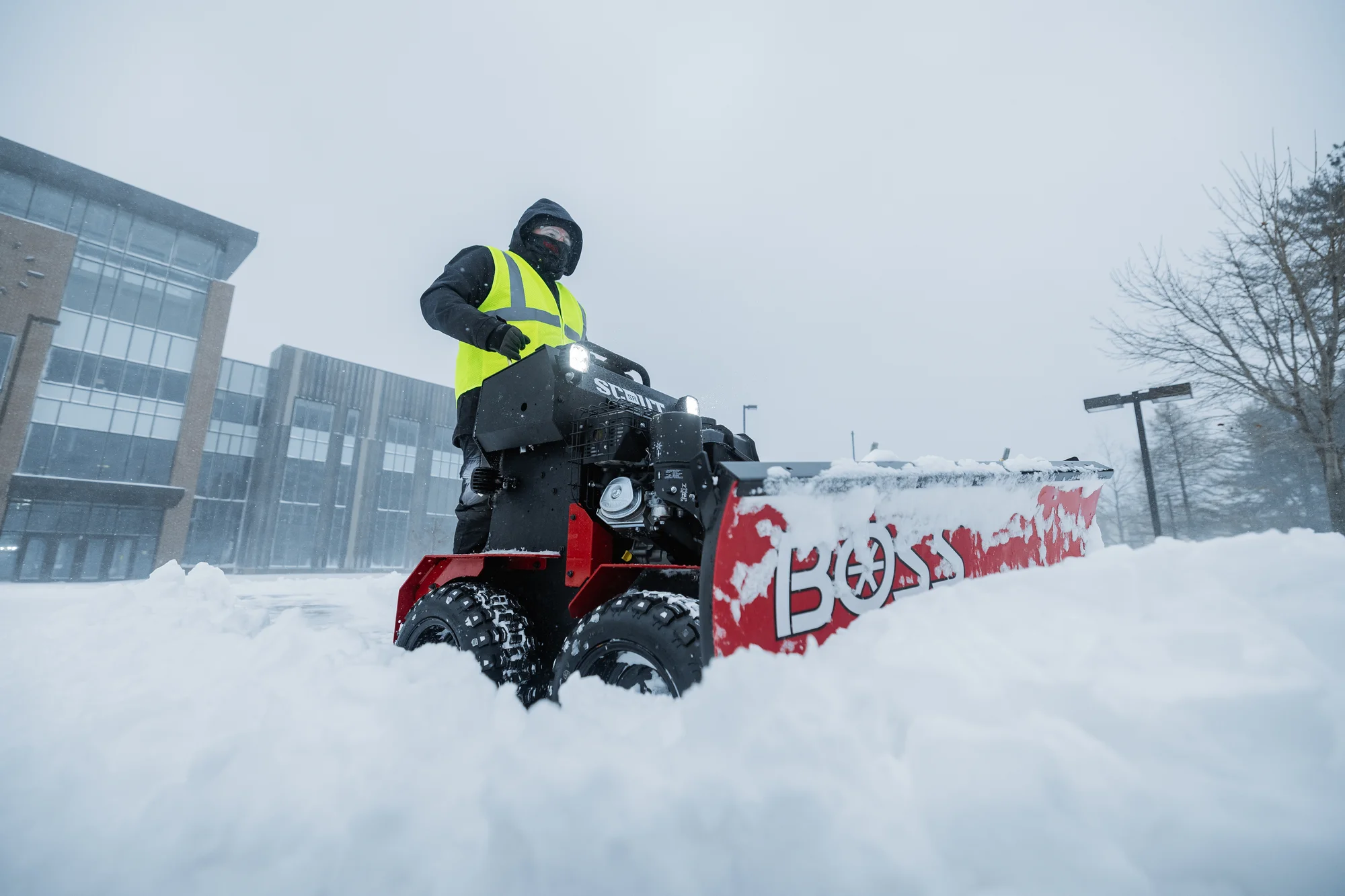 BOSS Snowrator Series Snow Plows Compact Zero Turn Maneuverability feature image