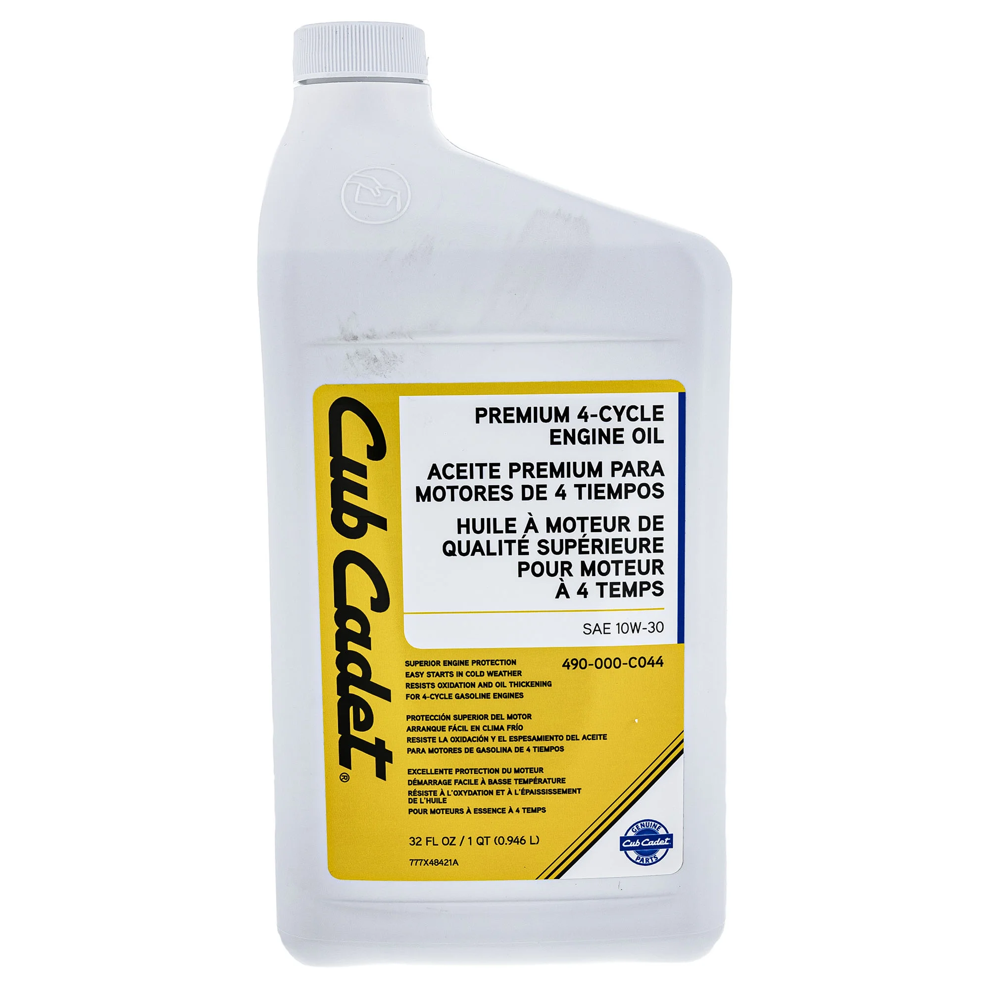Cub Cadet Engine Oil 1 Quart Part 490-000-C044