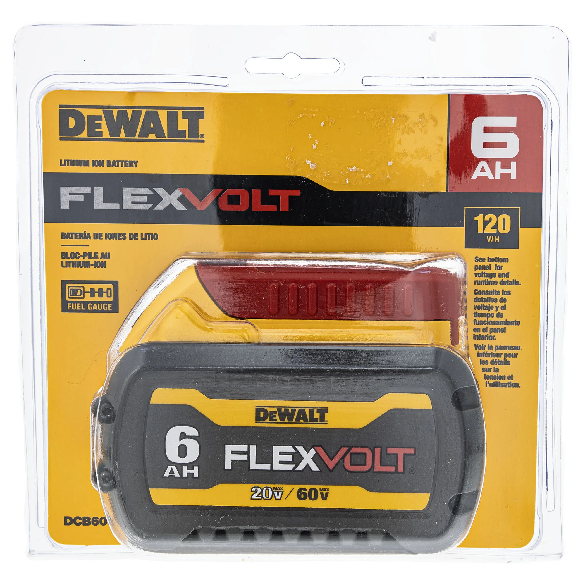 Cub Cadet 60V Battery Flexvolt 2AH/6AH DCB606 Part 49AMF606939 Cub Cadet Cc49Amf606939 1 product image