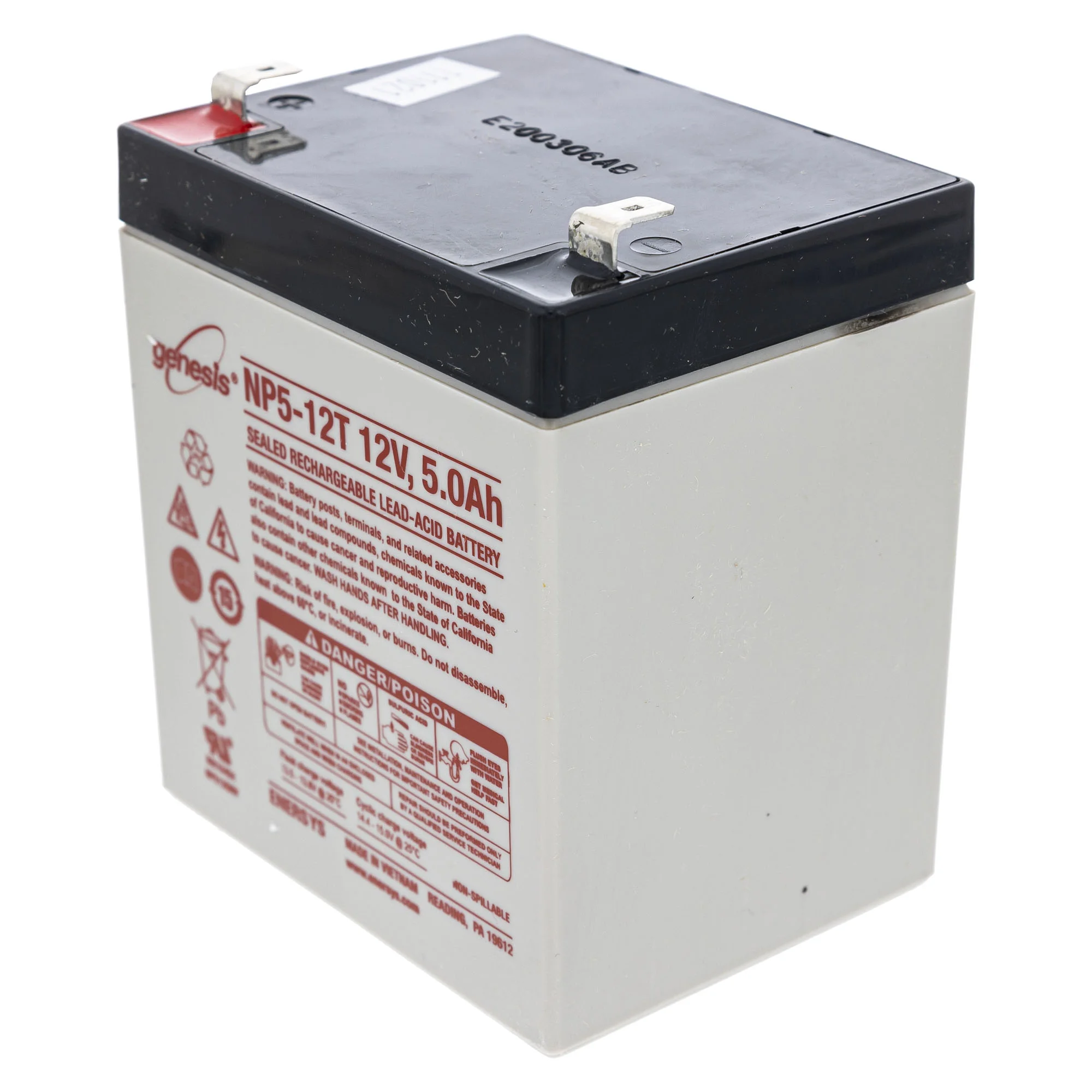 Cub Cadet 12V Battery Part 725P04903