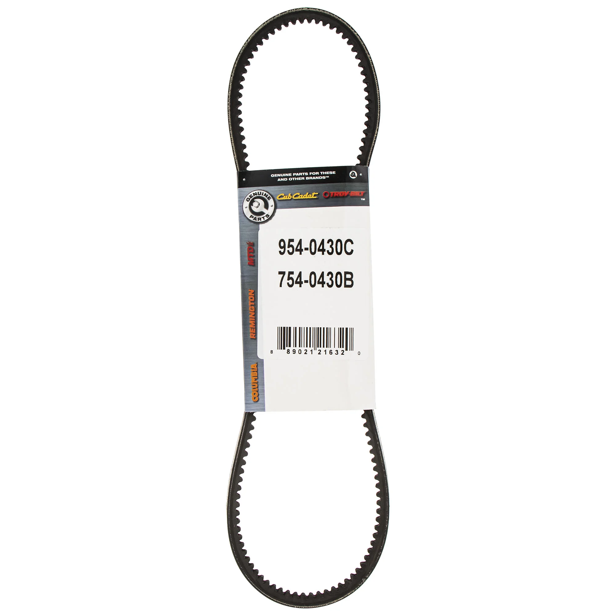 Cub Cadet Auger Drive Belt Part 954-0430C