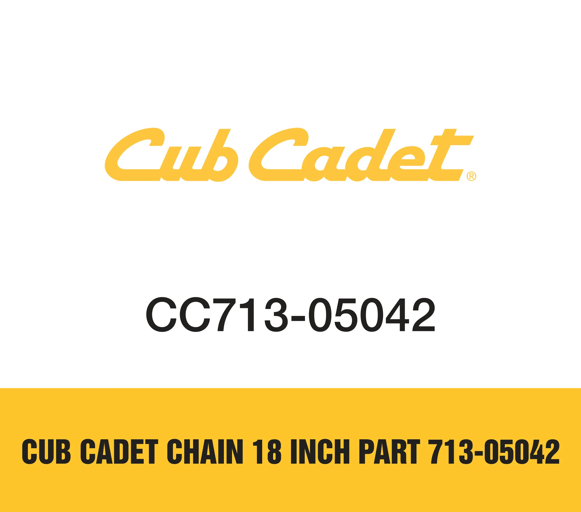Cub Cadet Chain 18 Inch Part 713 05042