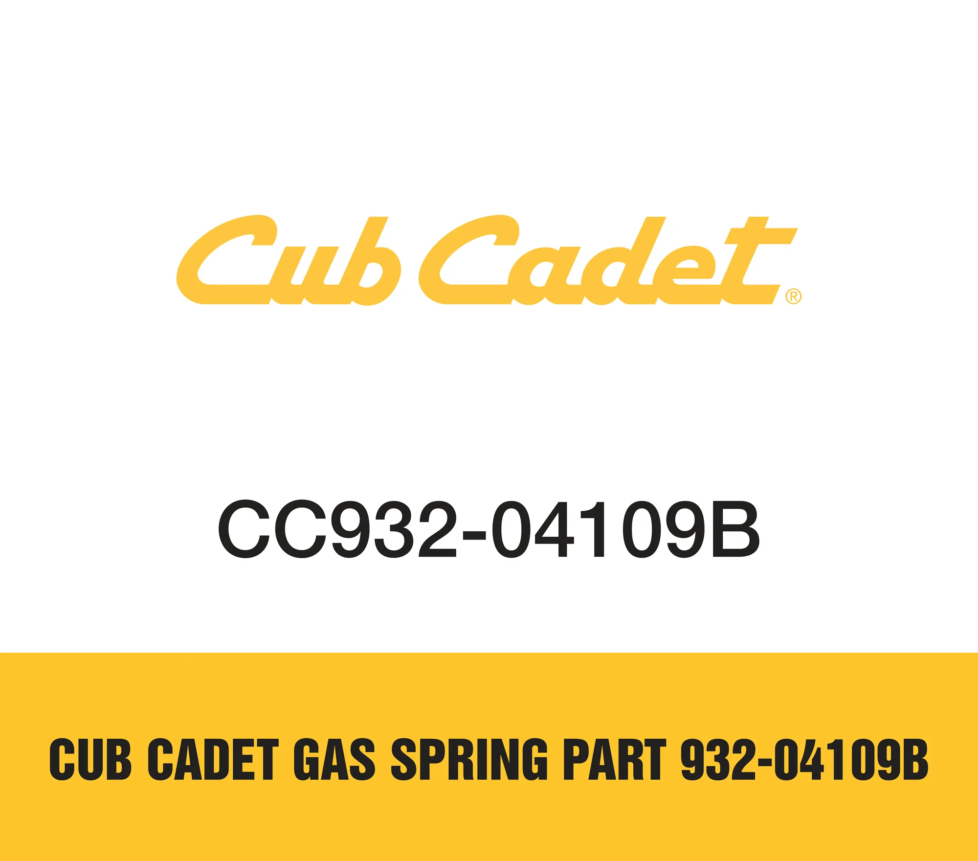 Cub Cadet Gas Spring Part 932-04109B Cub Cadet Gas Spring Part 932 04109b