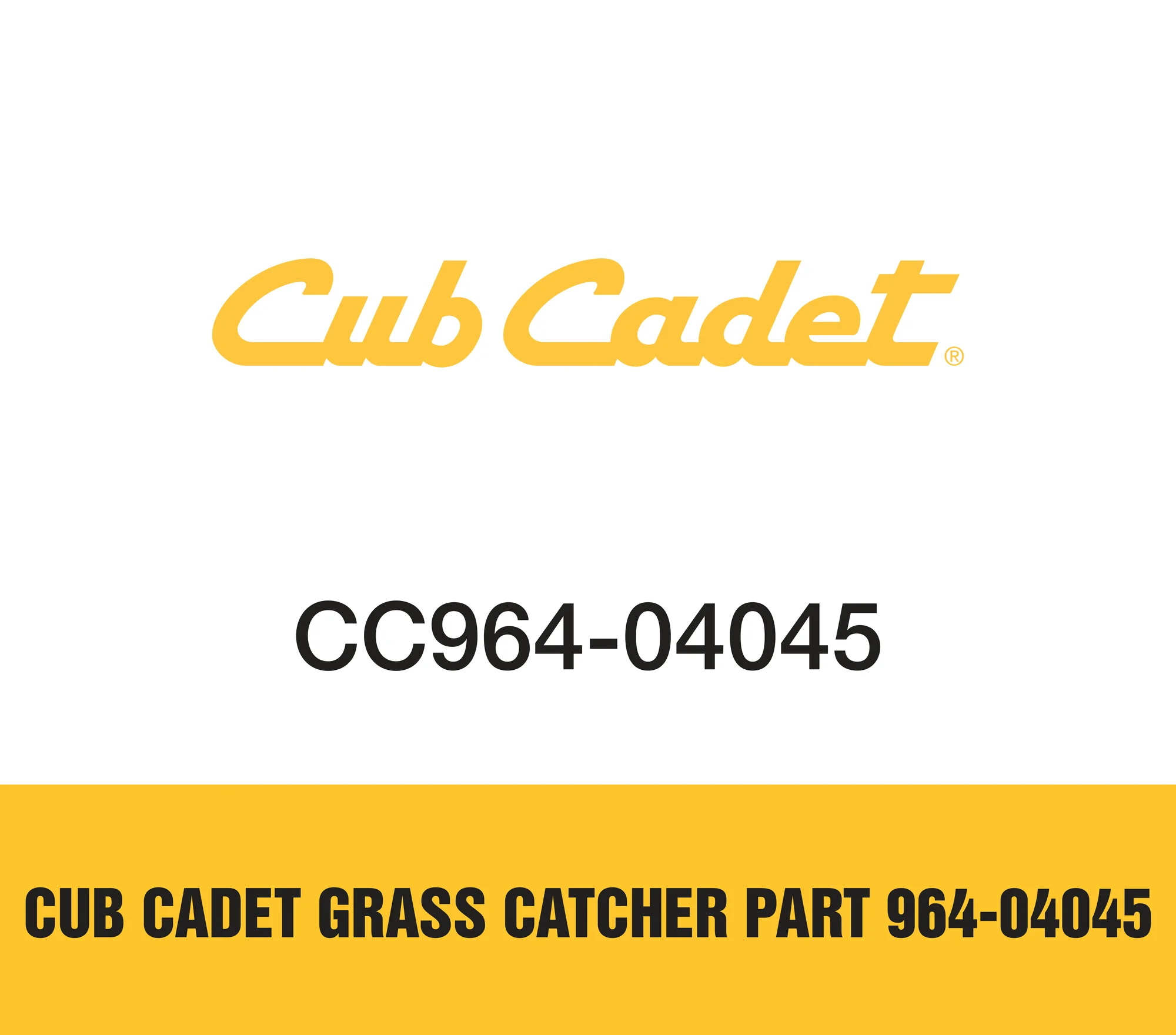 Cub Cadet Grass Catcher Part 964 04045