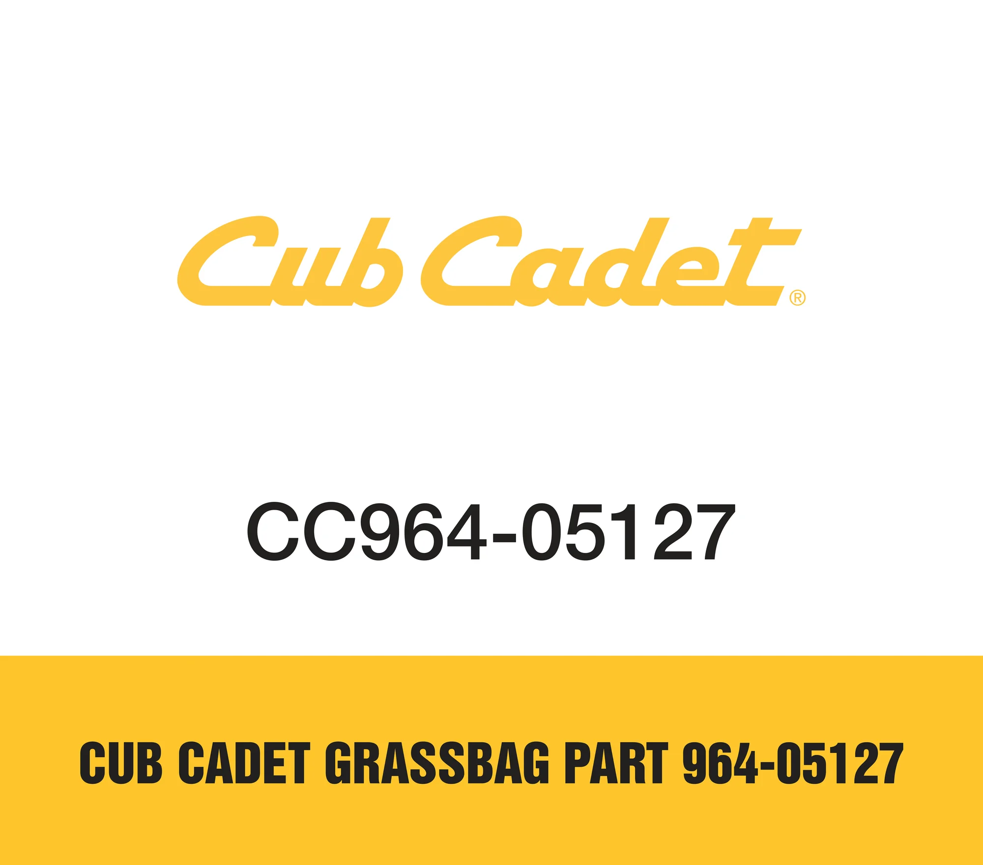 Cub Cadet Grassbag Part 964 05127