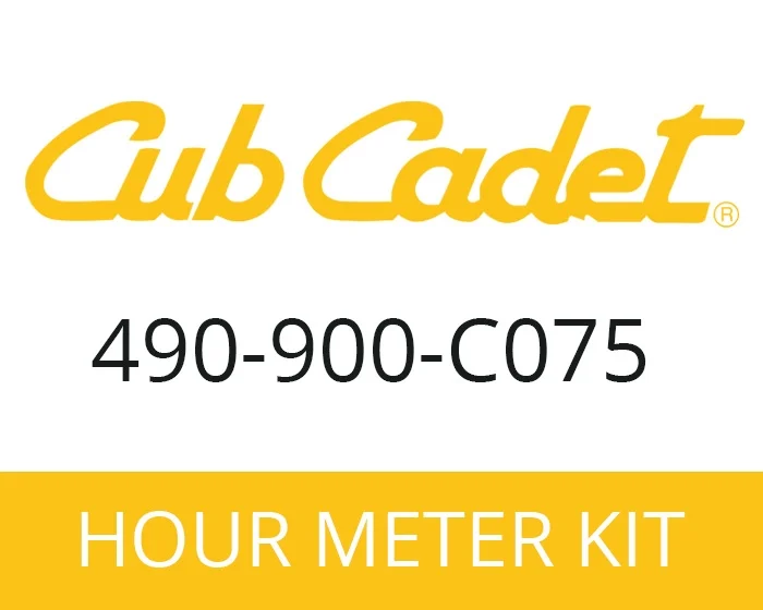 Cub Cadet Hour Meter 490-900-C075