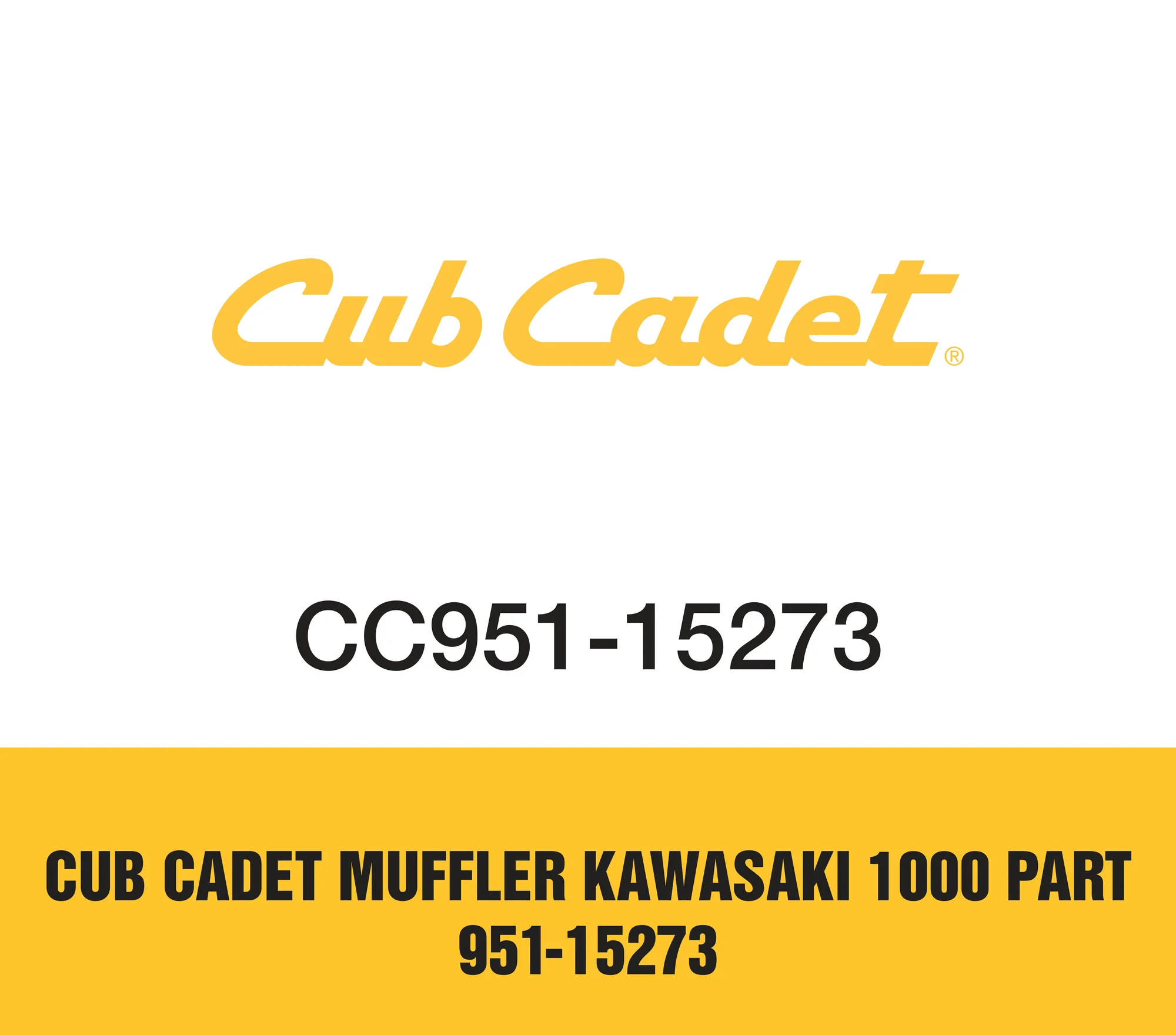 Cub Cadet Muffler Kawasaki 1000 Part 951-15273
